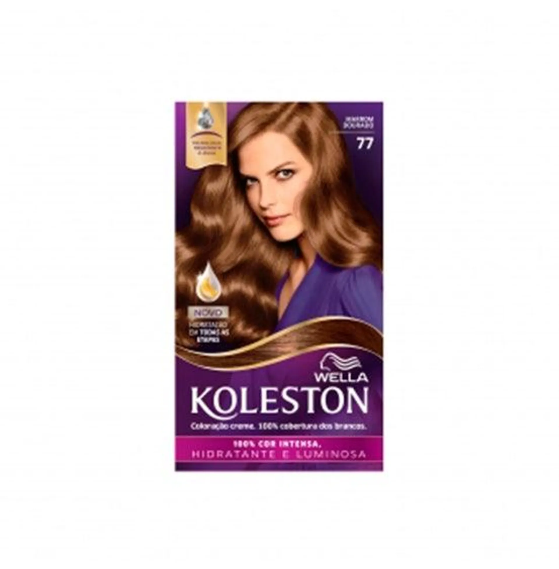 Tintura Koleston 7.7 Marrom Dourado