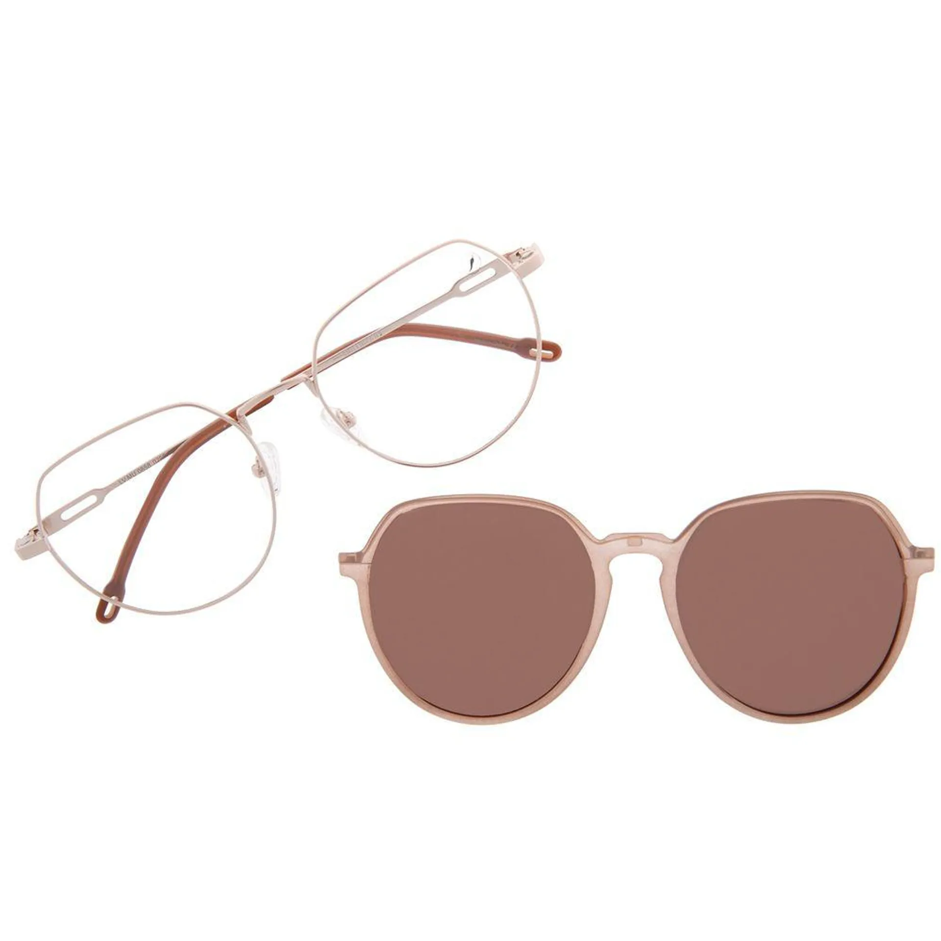 Armação Para Óculos de Grau Feminino Chilli Beans Multi Polarizado Rosé - LV.MU.0858.0295 M