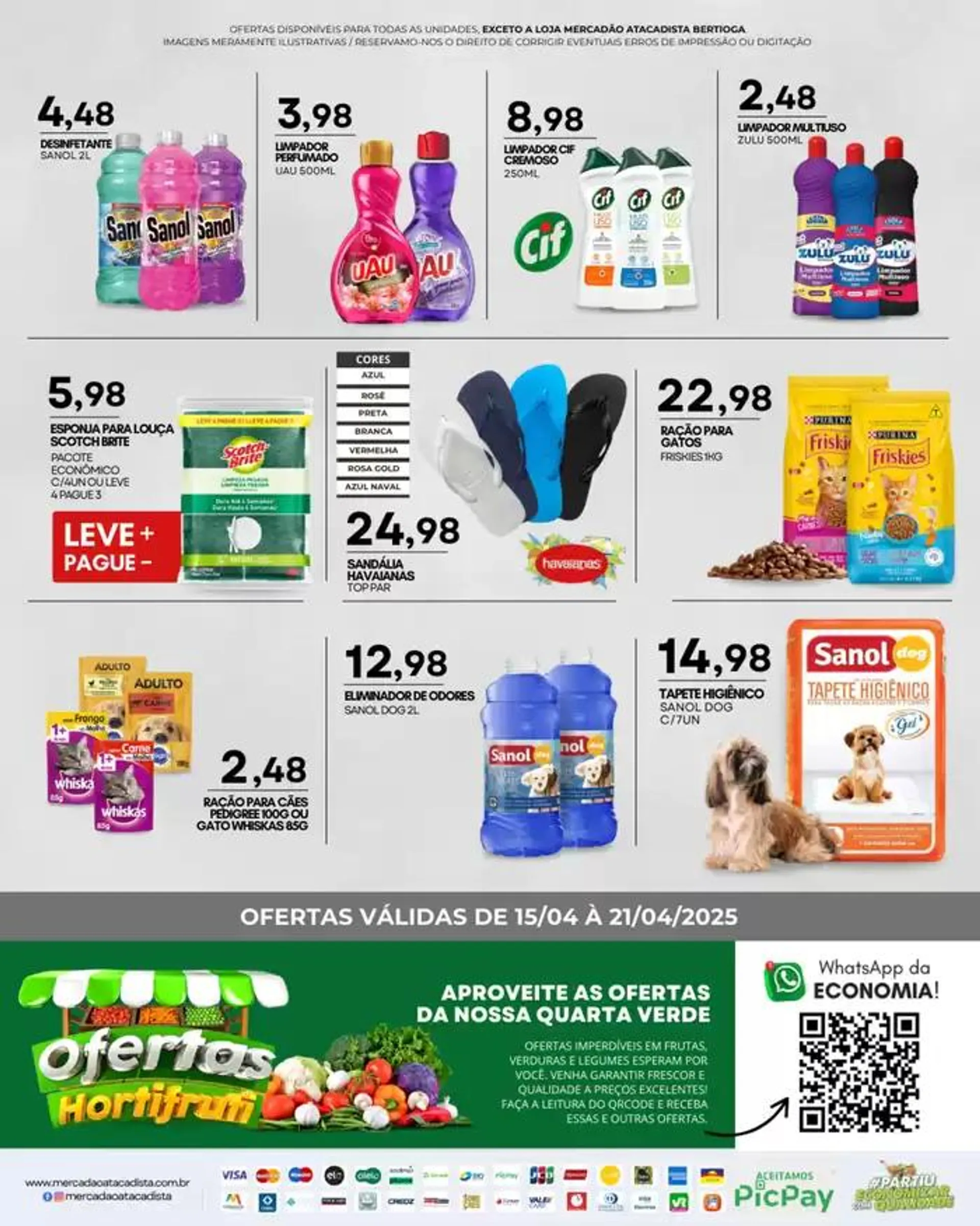 Encarte de Ofertas e promoções atuais 16 de abril até 21 de abril 2025 - Pagina 8