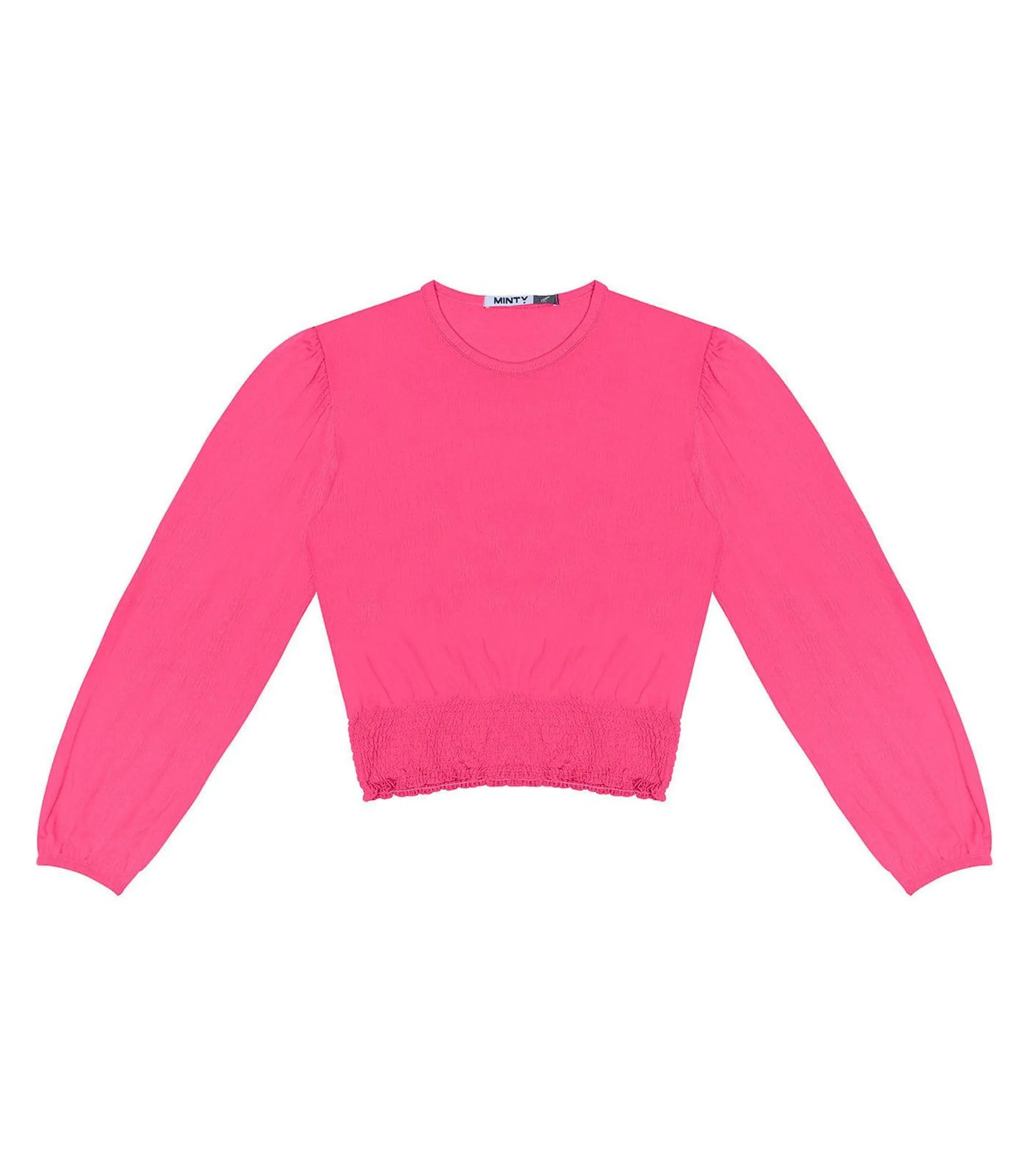 Blusão Juvenil Feminino Manga longa Minty Rosa