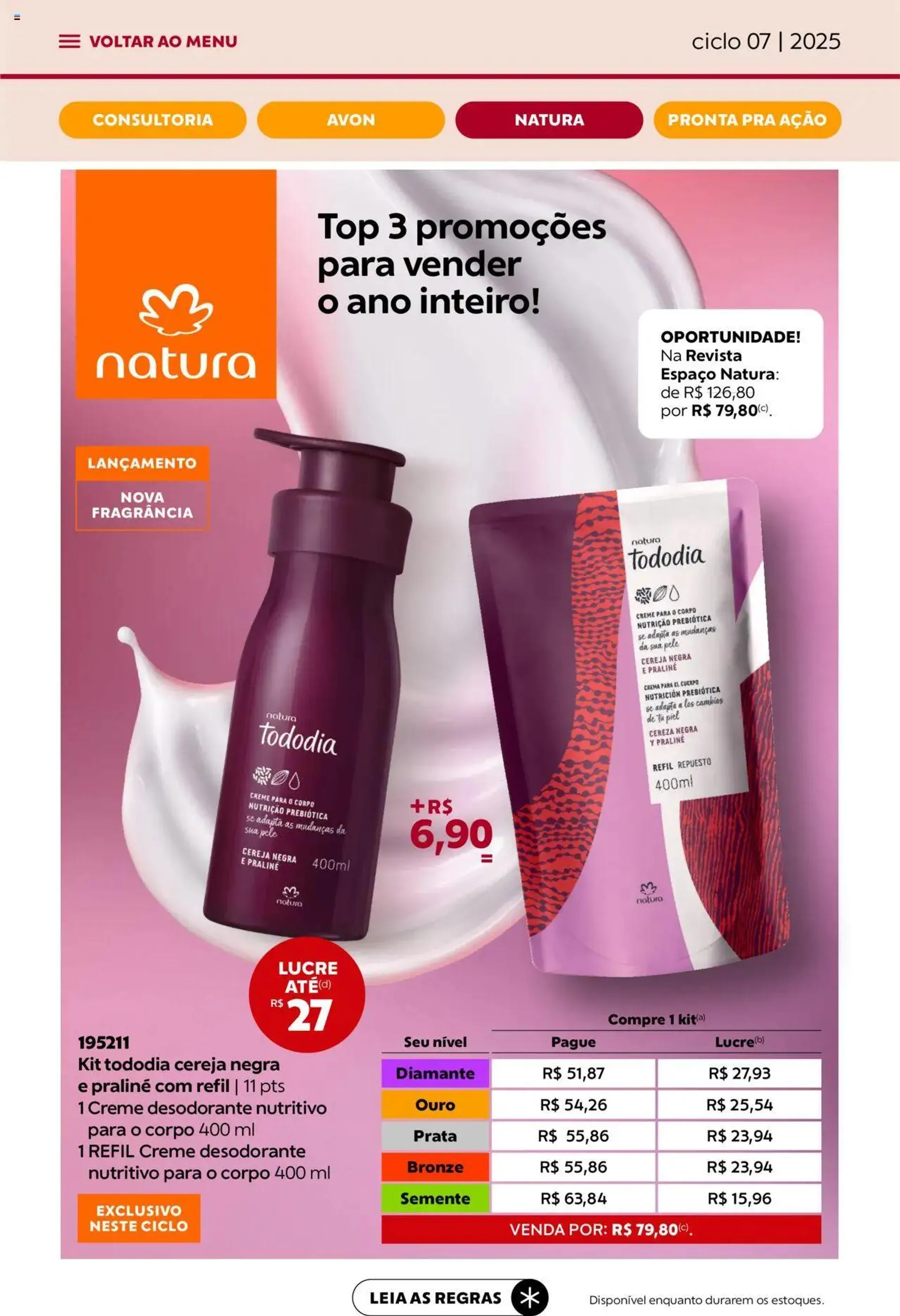 Encarte de Avon - Campanha 07: Minha Consultoria 3 de abril até 1 de maio 2025 - Pagina 45