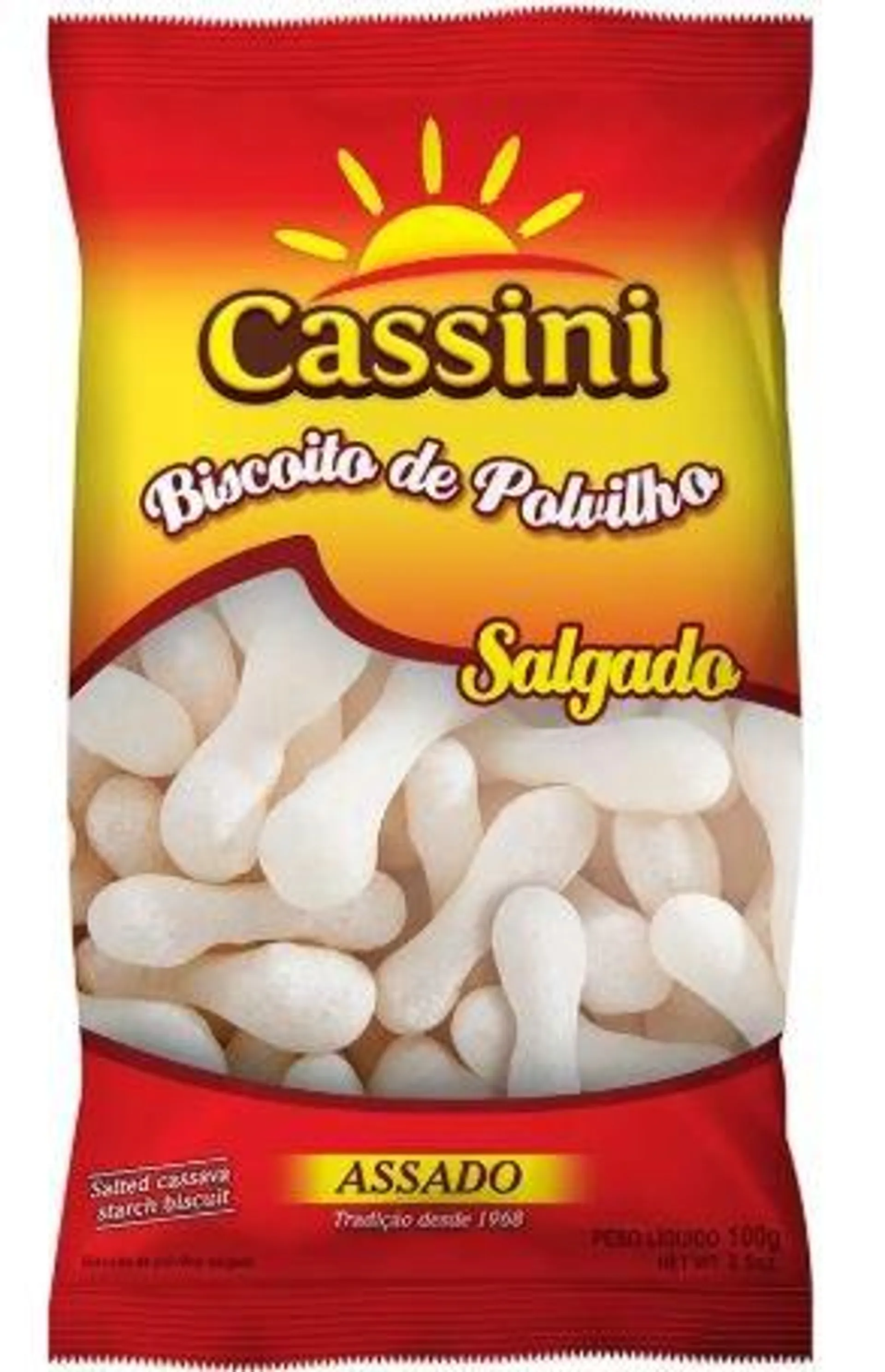 Biscoito Polvilho Cassini Salgado 100g