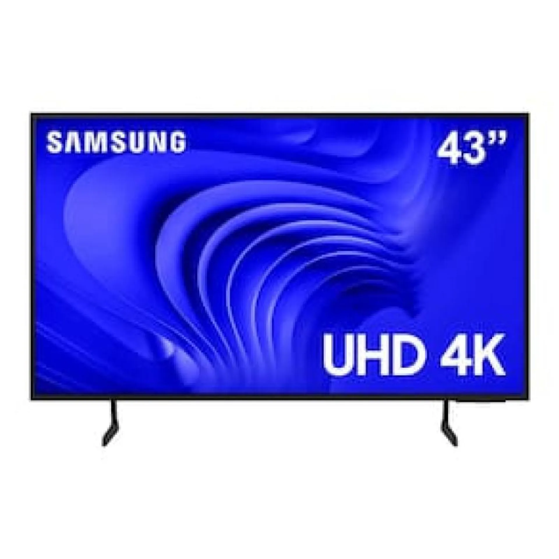 Smart TV 43” 4K Samsung 43DU7700 LED, Processador Crystal 4K, Gaming Hub, AI Energy Mode, Alexa built-in, Wi-Fi, Bluetooth, USB e HDMI