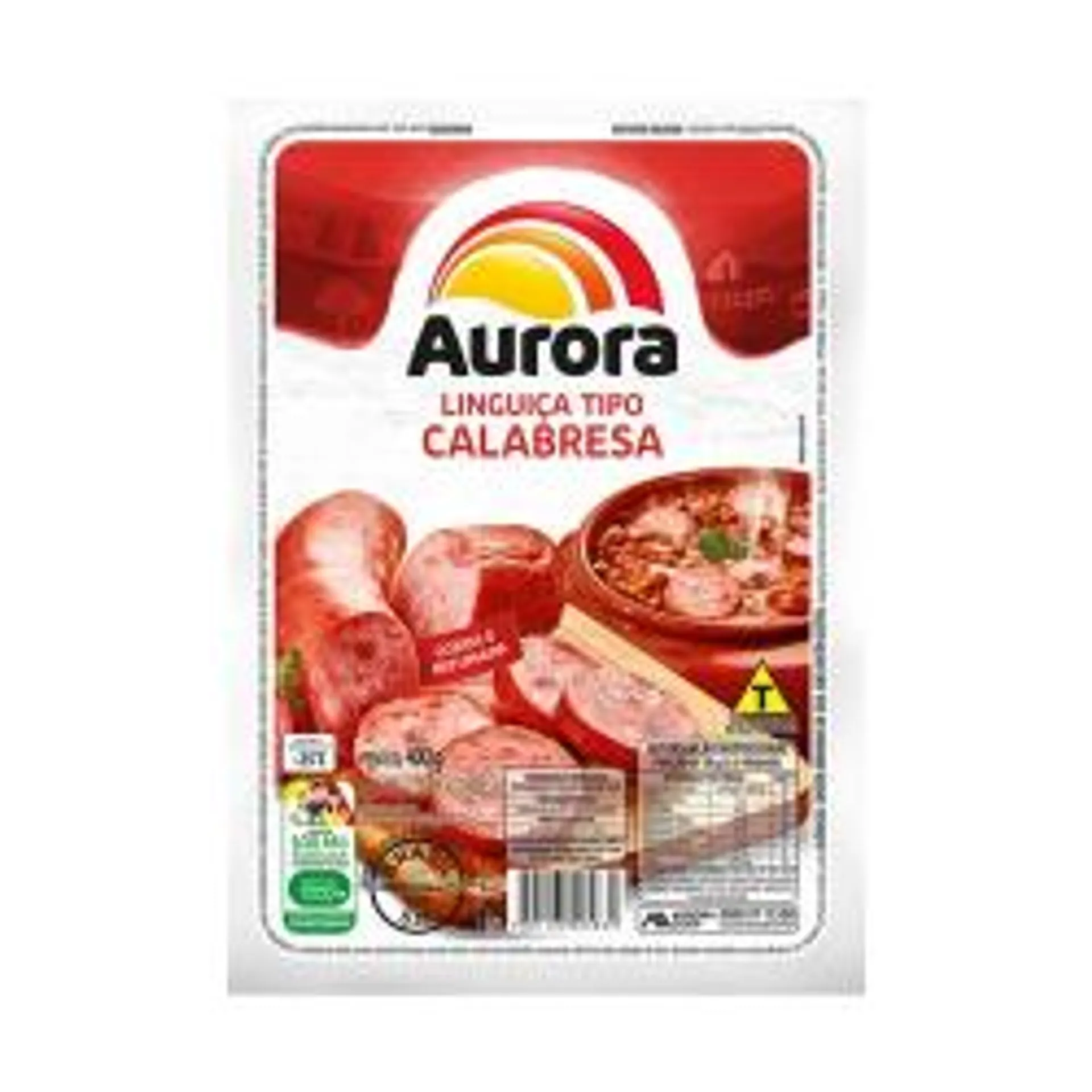 Linguiça Calabresa Defumado Aurora 400g