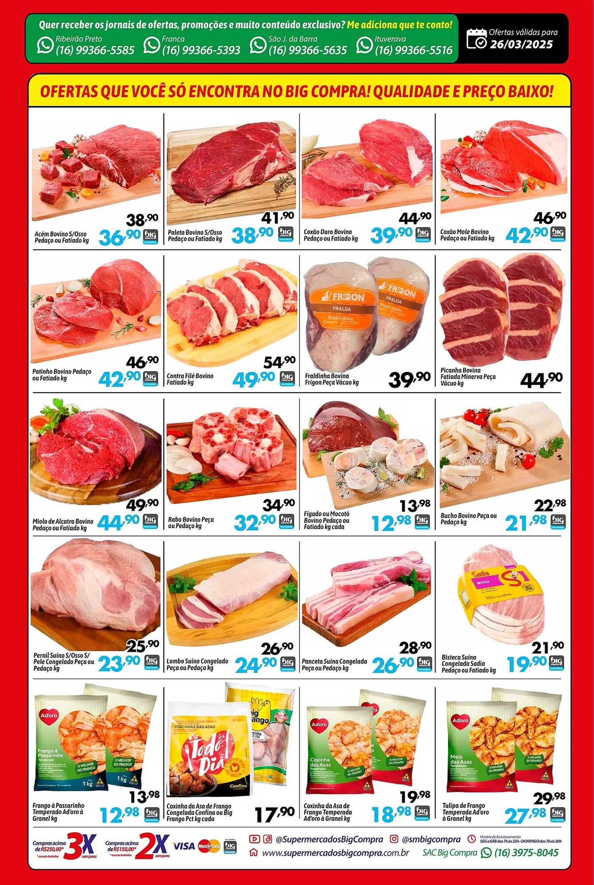 Encarte de Catálogo Supermercados Big Compra 26 de março até 30 de março 2025 - Pagina 2