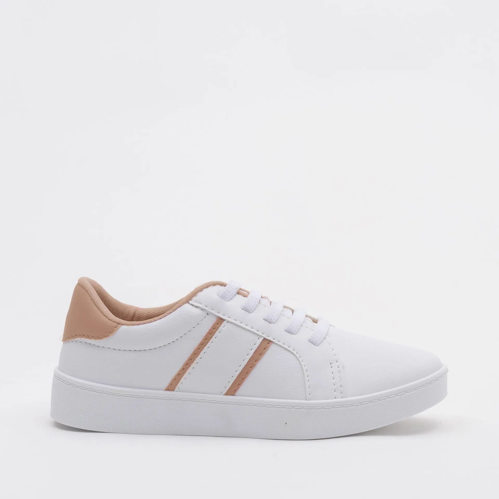 Tenis basico colors - BRANCO/BISCUIT