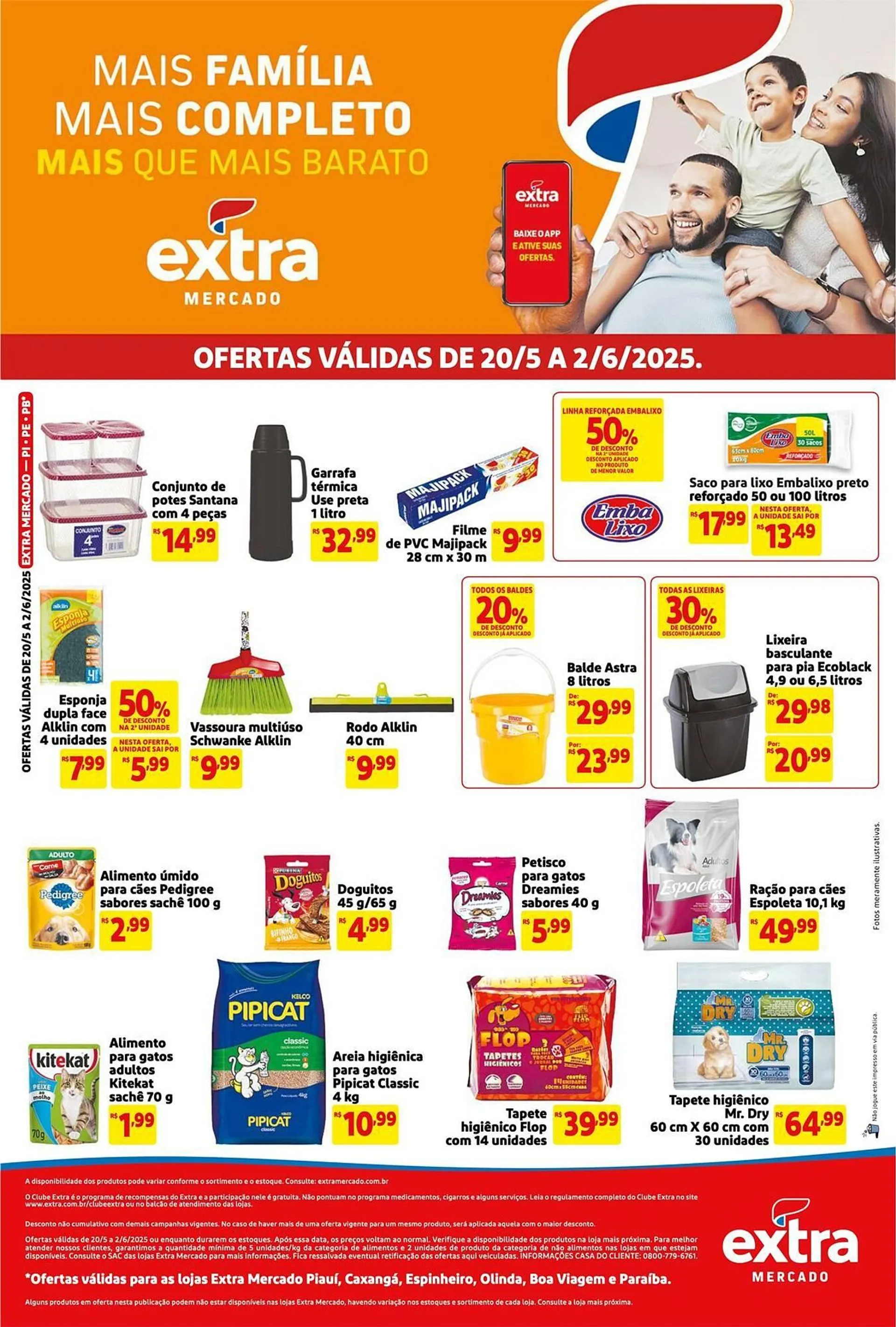 Encarte de Catálogo Extra 20 de maio até 2 de junho 2025 - Pagina 1