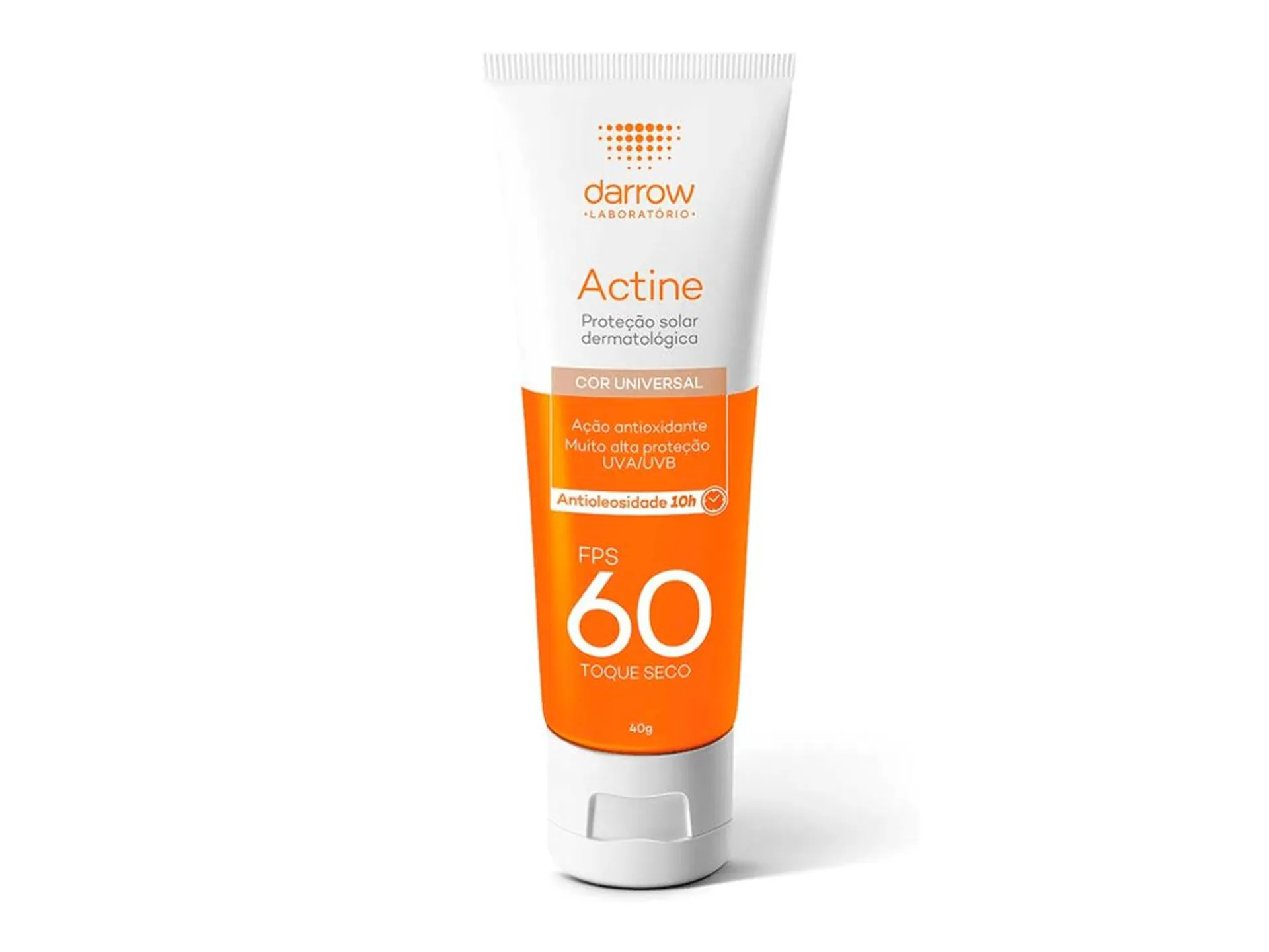 Protetor Solar Facial Darrow Actine Cor Universal FPS60 40g