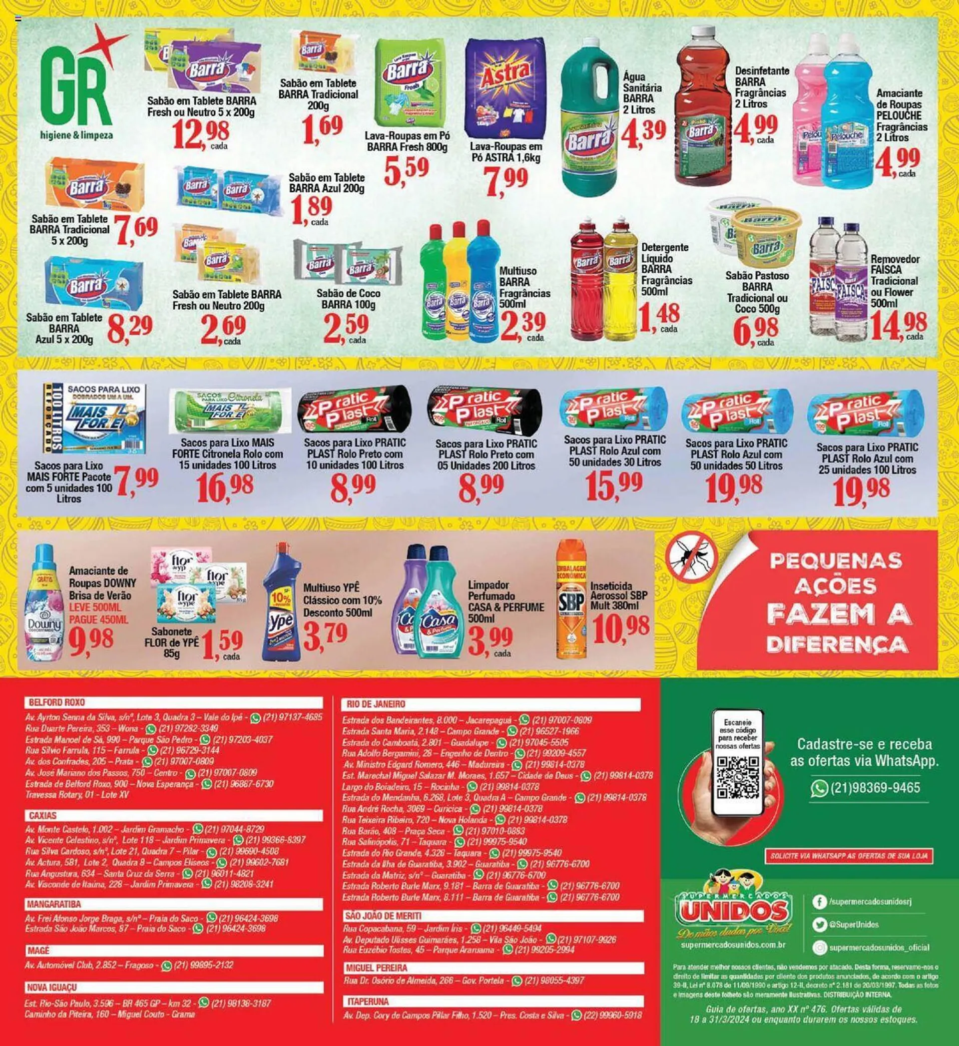 Encarte de Catálogo Supermercados Unidos 18 de março até 31 de março 2024 - Pagina 12
