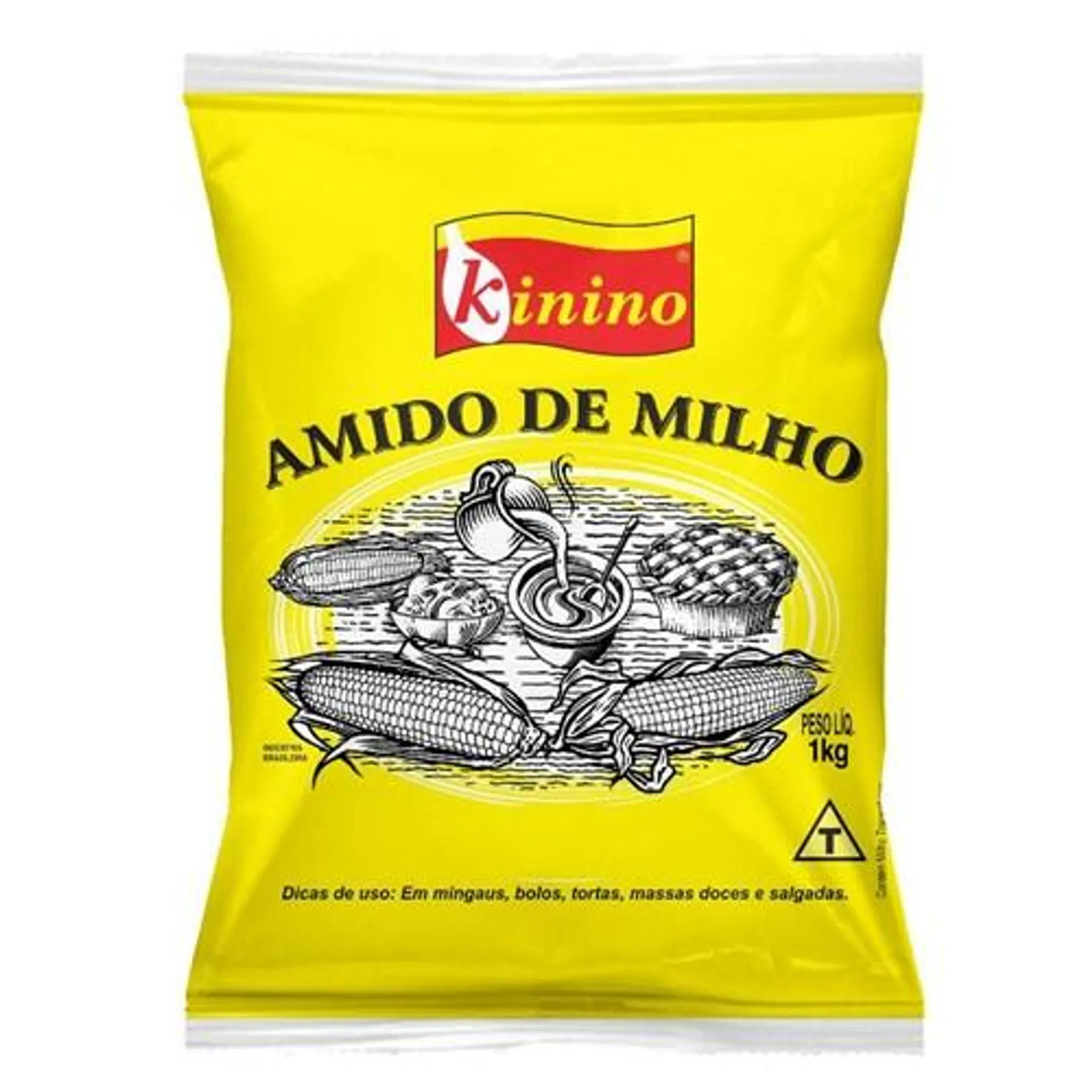 Amido de Milho Kinino Pacote 1kg