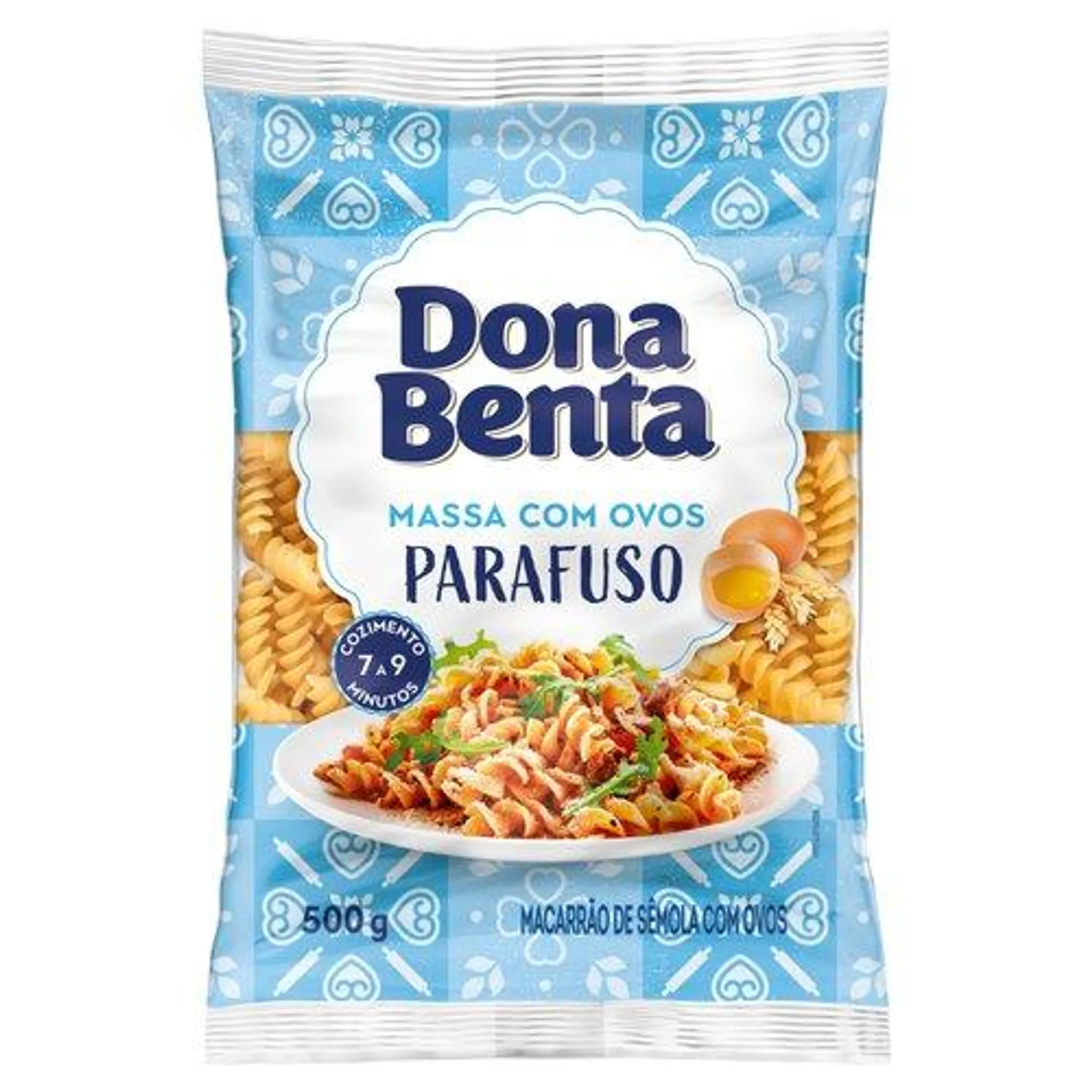 Macarrão Dona Benta Parafuso Sêmola Tradicional 500g