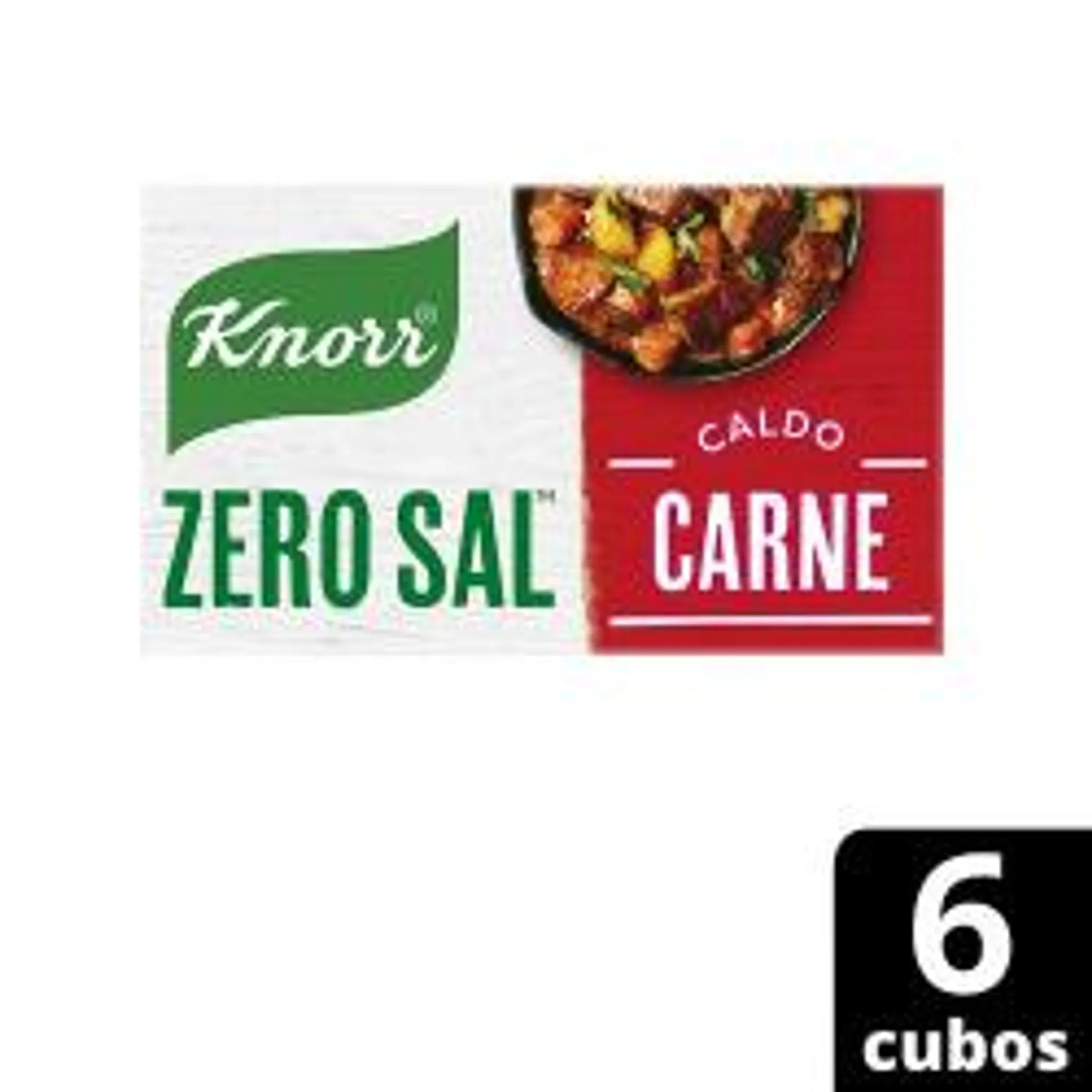 Caldo Knorr Zero Sal Carne 48g 6 cubos