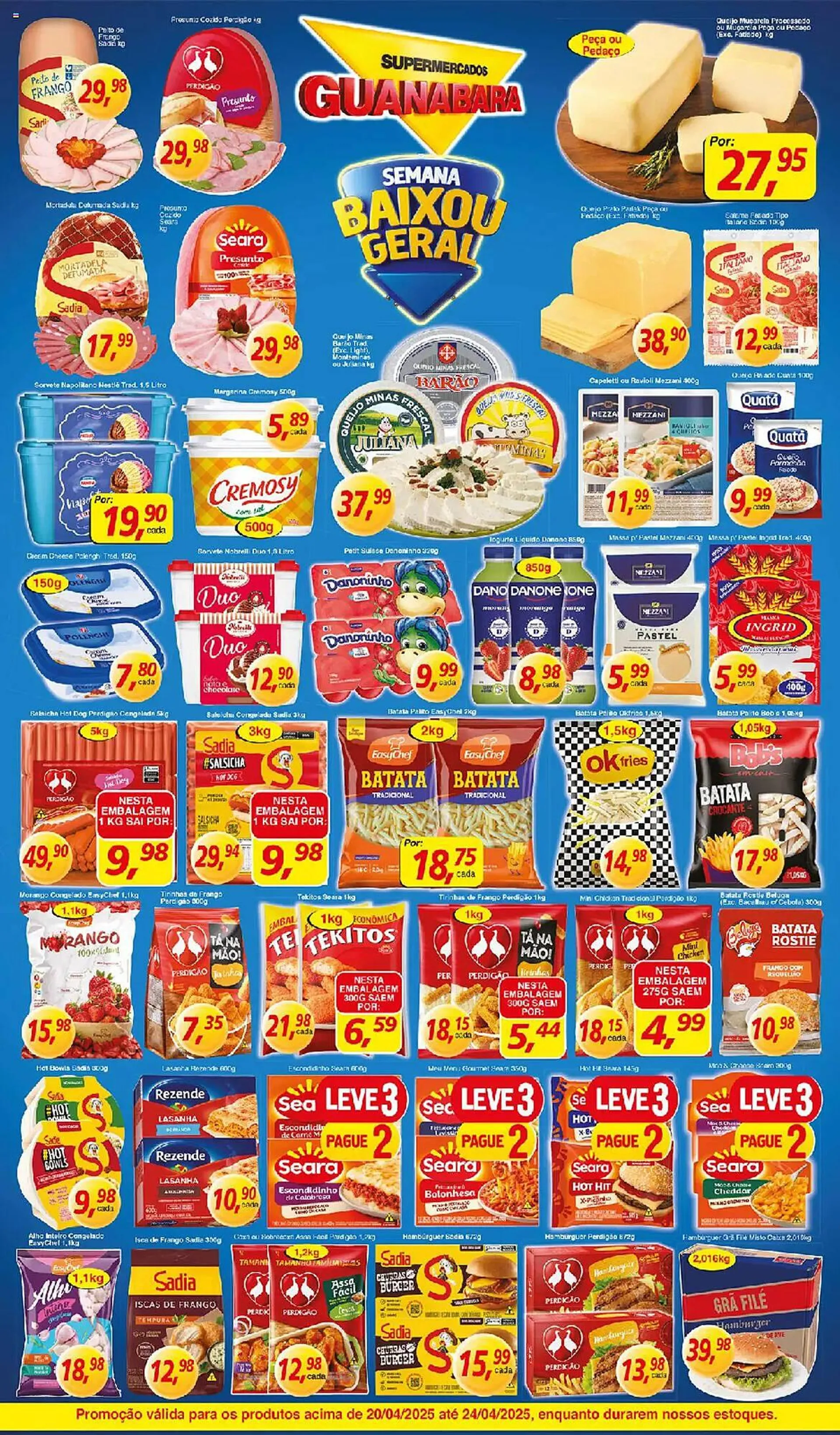Encarte de Catálogo Supermercados Guanabara 20 de abril até 24 de abril 2025 - Pagina 6