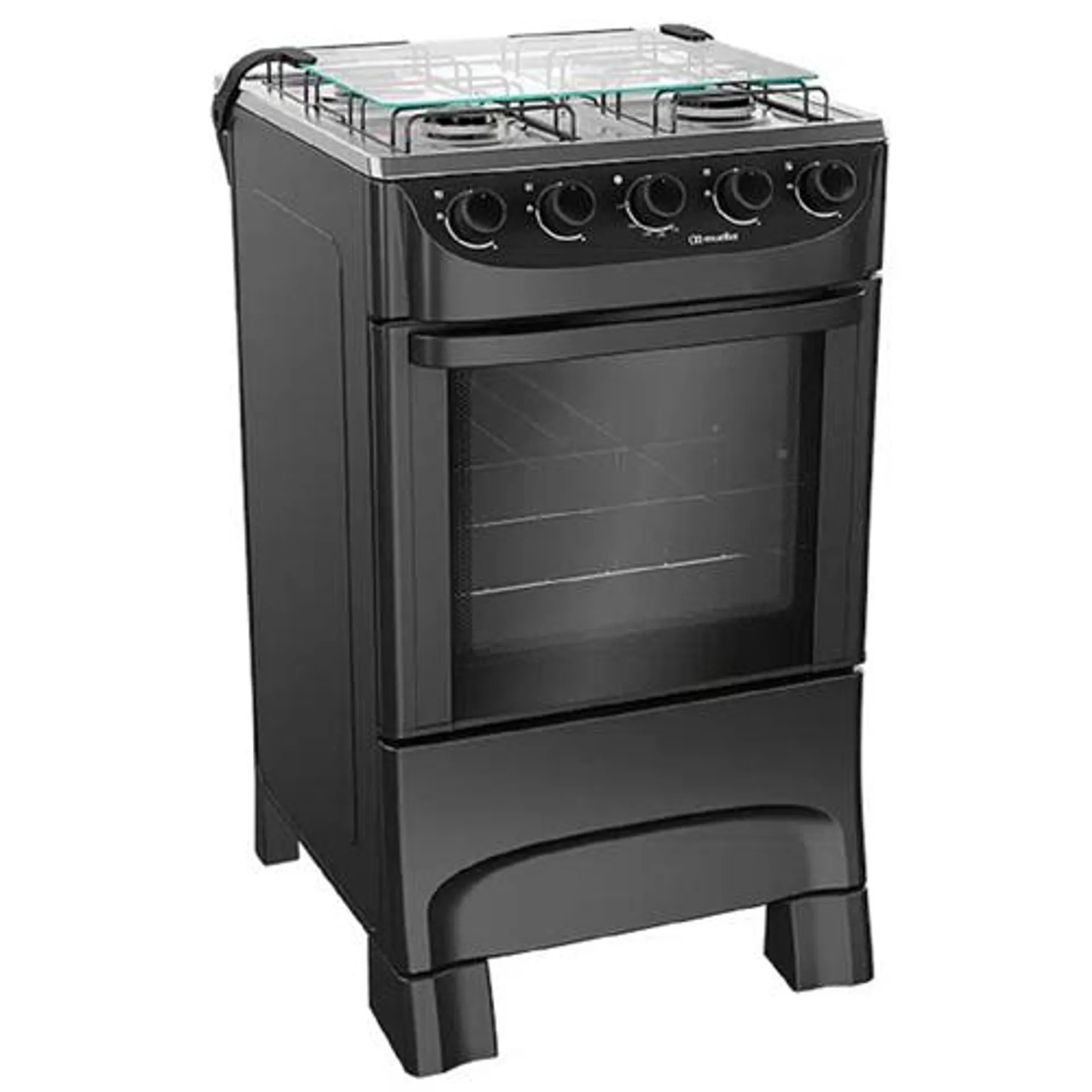 Fogão Mueller MFI4BA Acendimento Manual 4 Bocas Mesa Inox Forno 48,1L