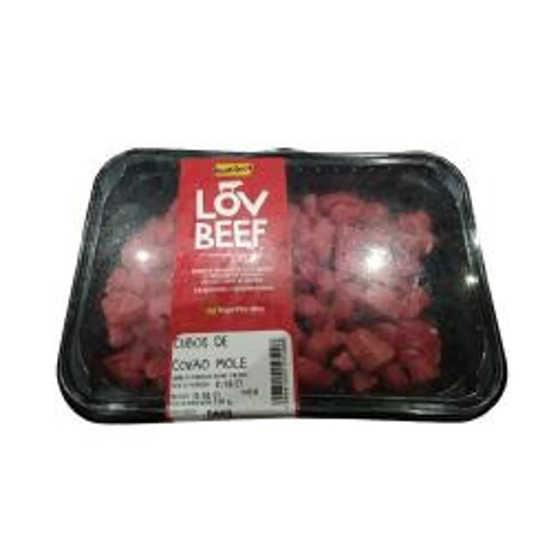 Carne Bovina Cubos Coxão Mole Lov Beef 500g