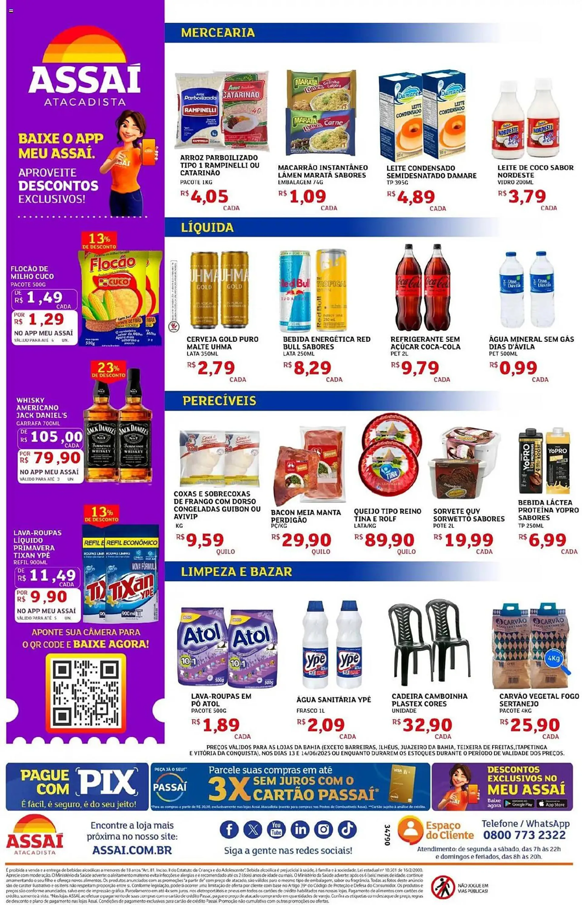 Encarte de Catálogo Assaí Atacadista 13 de junho até 15 de junho 2025 - Pagina 2