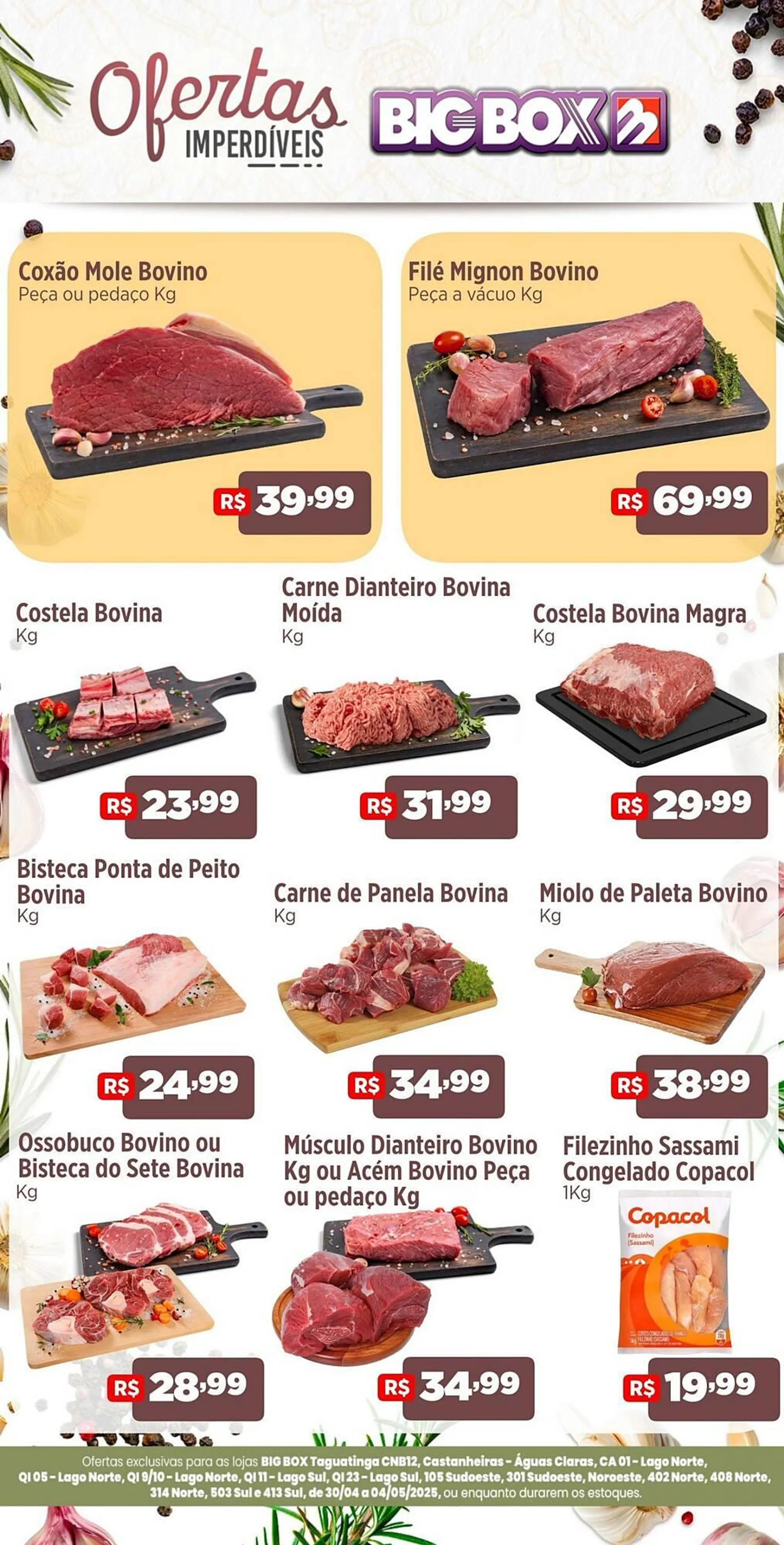 Encarte de Catálogo Big Box 30 de abril até 4 de maio 2025 - Pagina 1