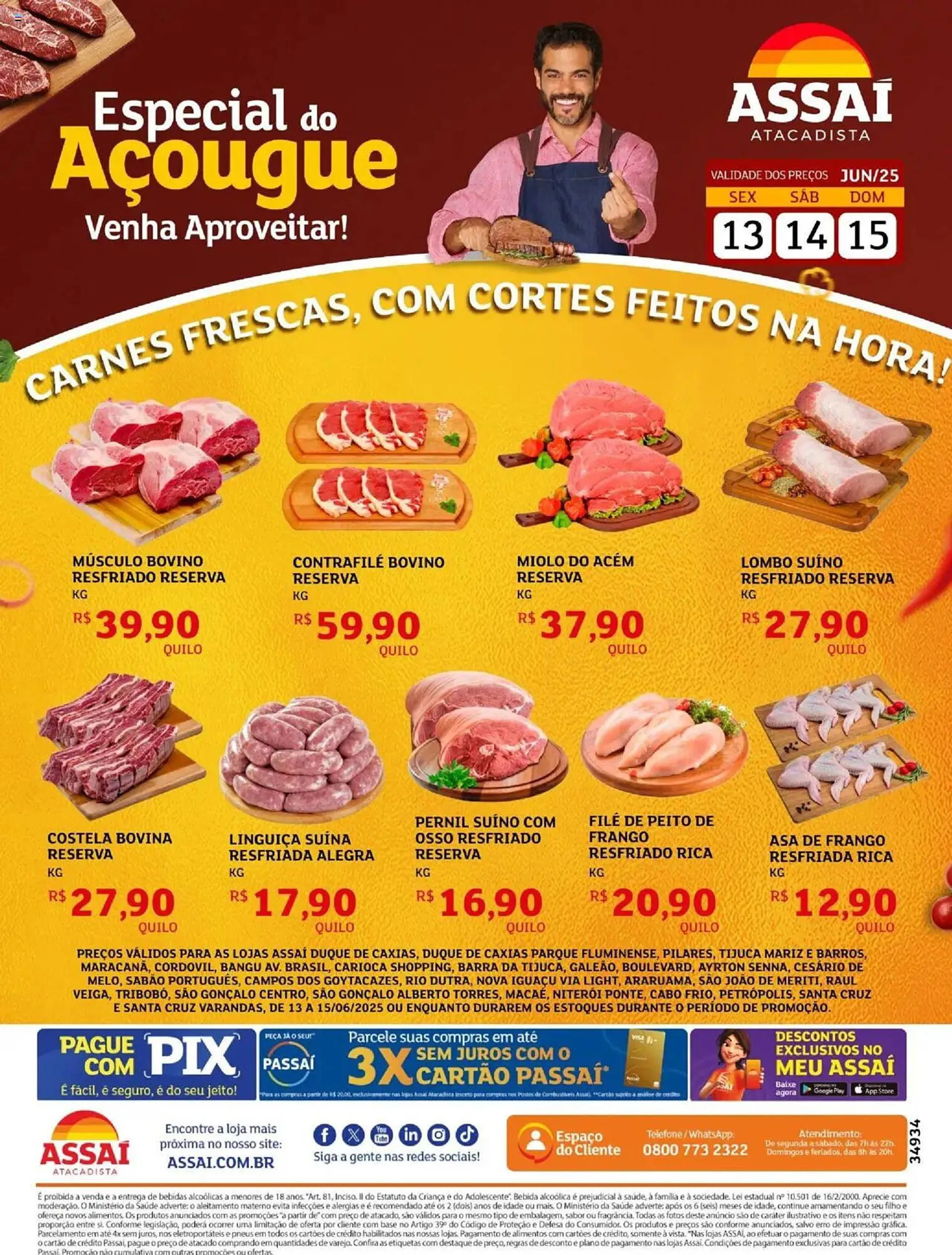 Encarte de Catálogo Assaí Atacadista 13 de junho até 16 de junho 2025 - Pagina 1