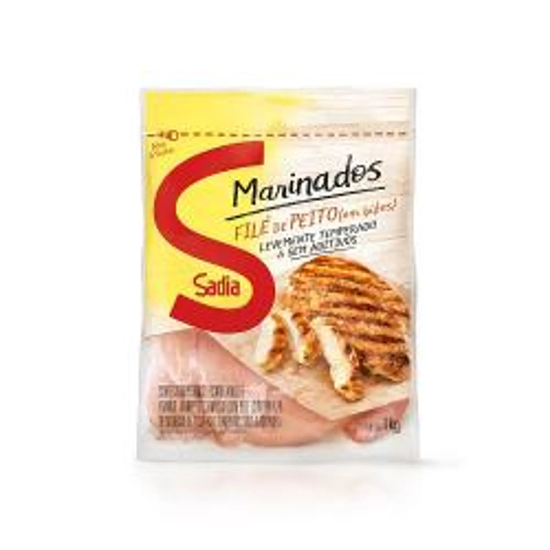 File De Peito De Frango Sadia Temperado Marinados Em Bifes 1kg