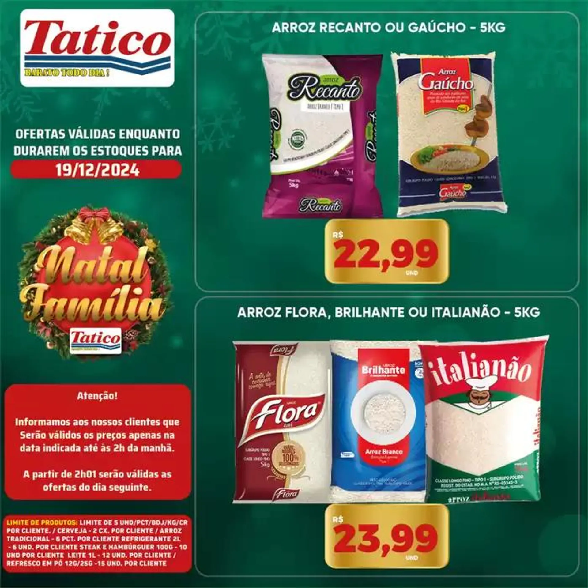 Encarte de Ofertas Tatico 19 de dezembro até 22 de dezembro 2024 - Pagina 8