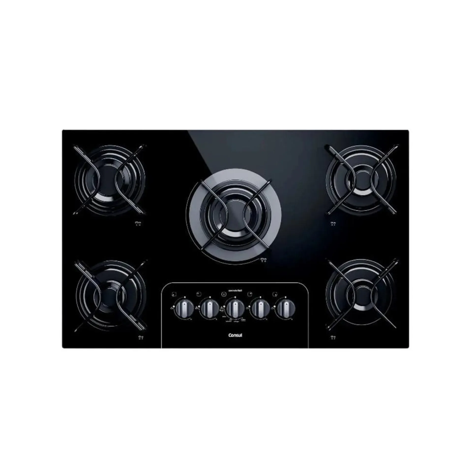 Cooktop 5 bocas CD075AE Consul com Controle Fácil e Acendimento Automático