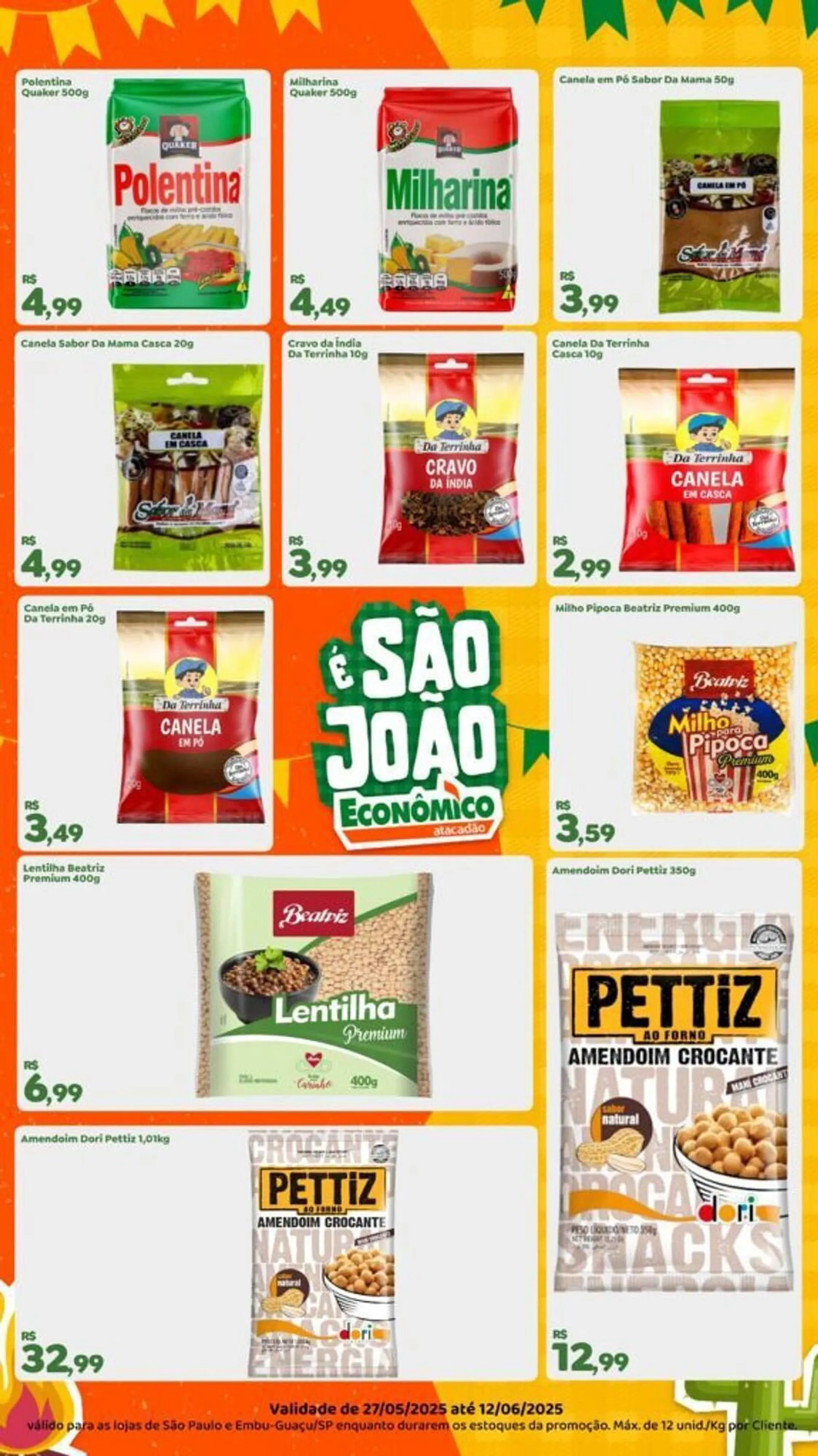 Encarte de Catálogo Econômico Atacadão 29 de maio até 12 de junho 2025 - Pagina 3