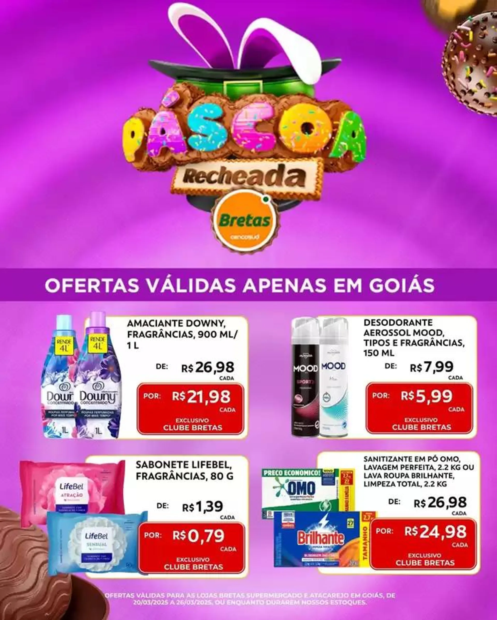 Encarte de Encarte Bretas Supermercados 20 de março até 26 de março 2025 - Pagina 3