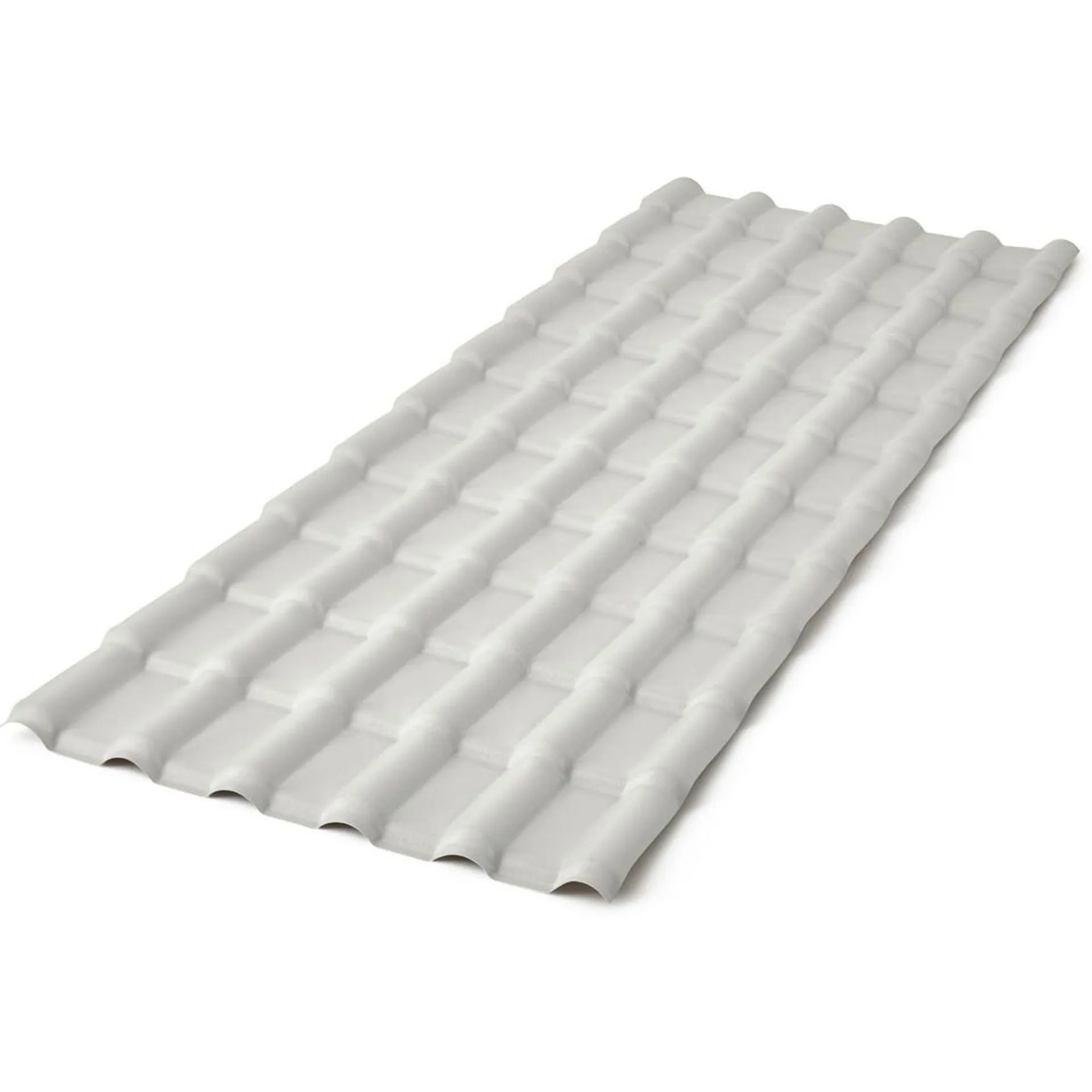 Telha de PVC Plan Concreto Ondulada 198x88cm 1,6mm - Precon