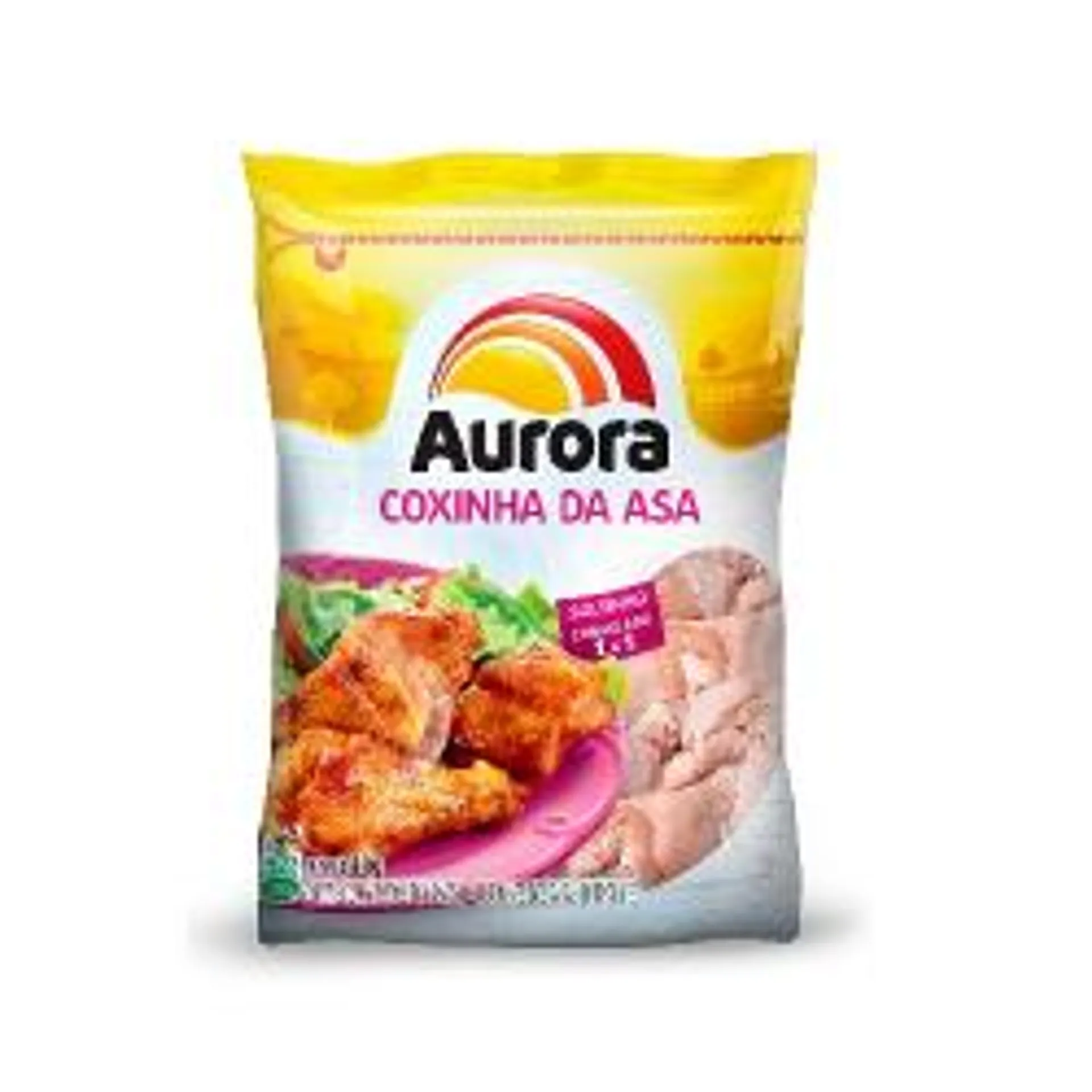 Coxinha Asa Frango Aurora Congelado 1kg Iqf