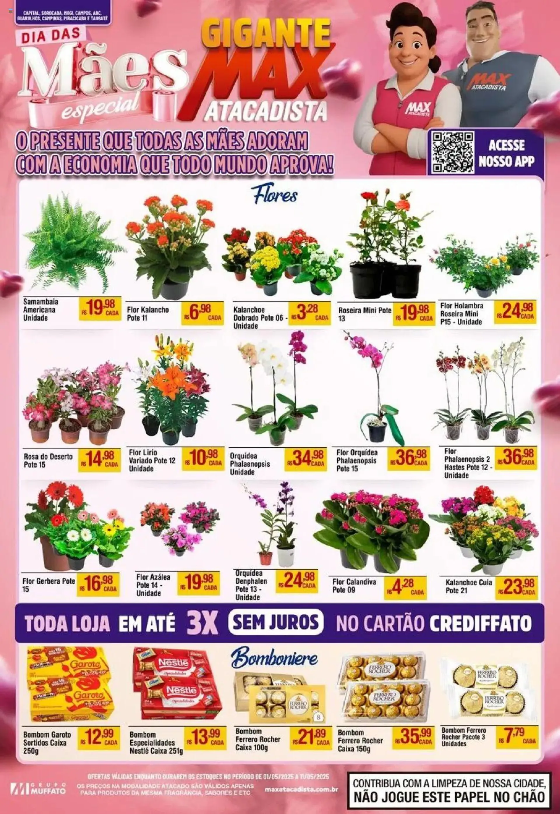 Encarte de Max Atacadista - Ofertas Dia das Mães 1 de maio até 11 de maio 2025 - Pagina 1