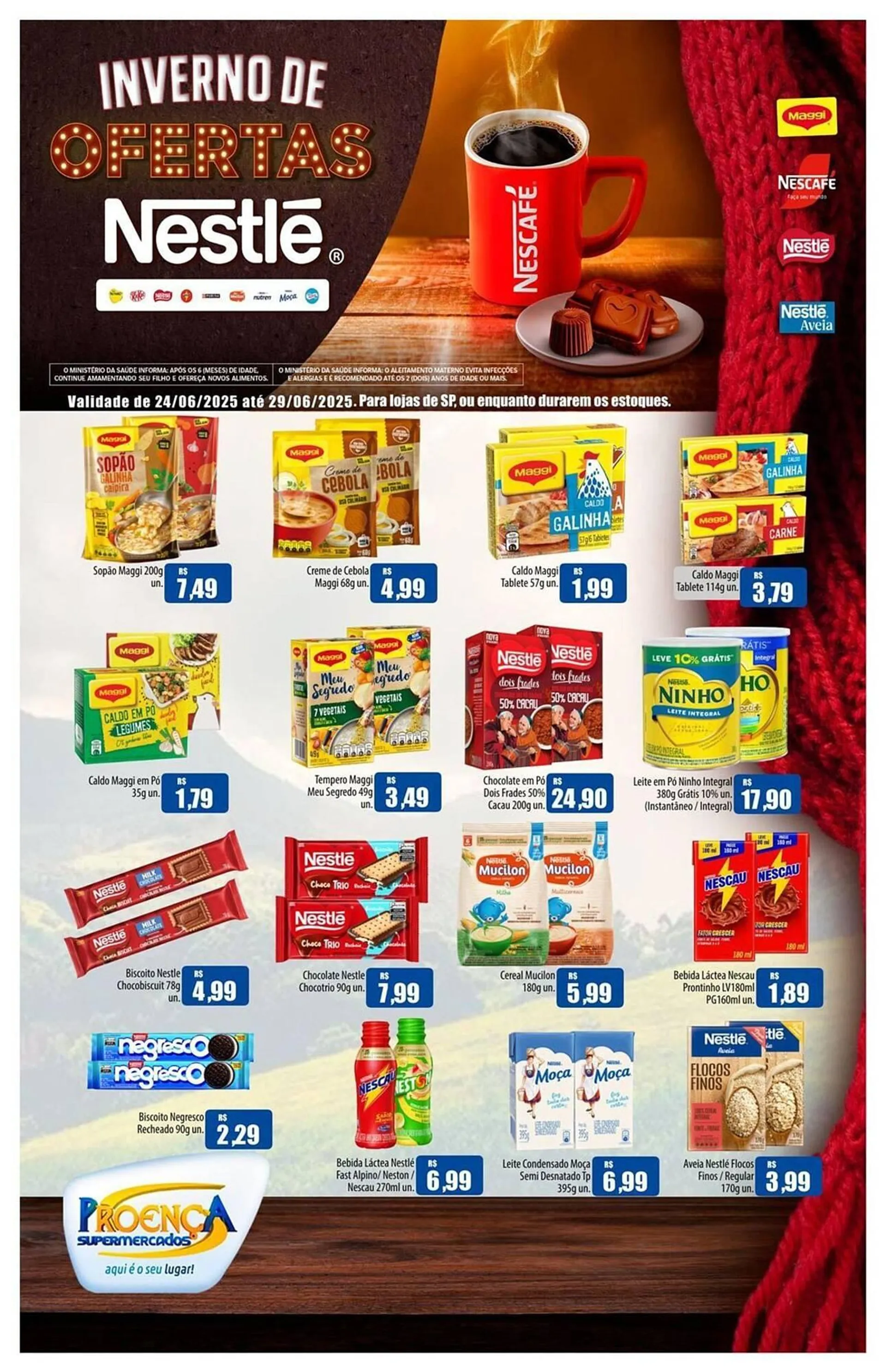 Encarte de Catálogo Proença Supermercados 24 de junho até 29 de junho 2025 - Pagina 1