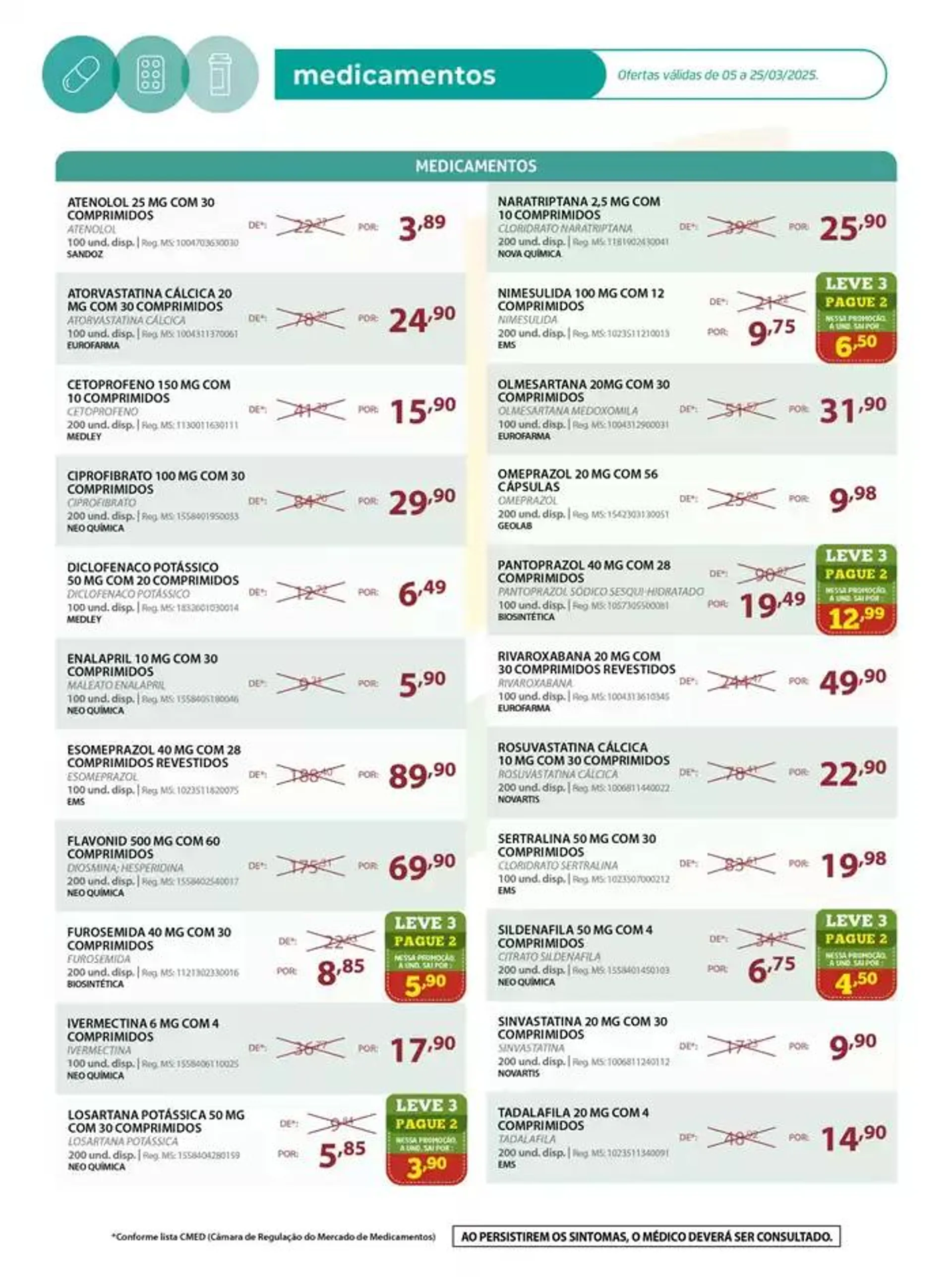 Encarte de Farmcia mensal 5 de março até 25 de março 2025 - Pagina 4