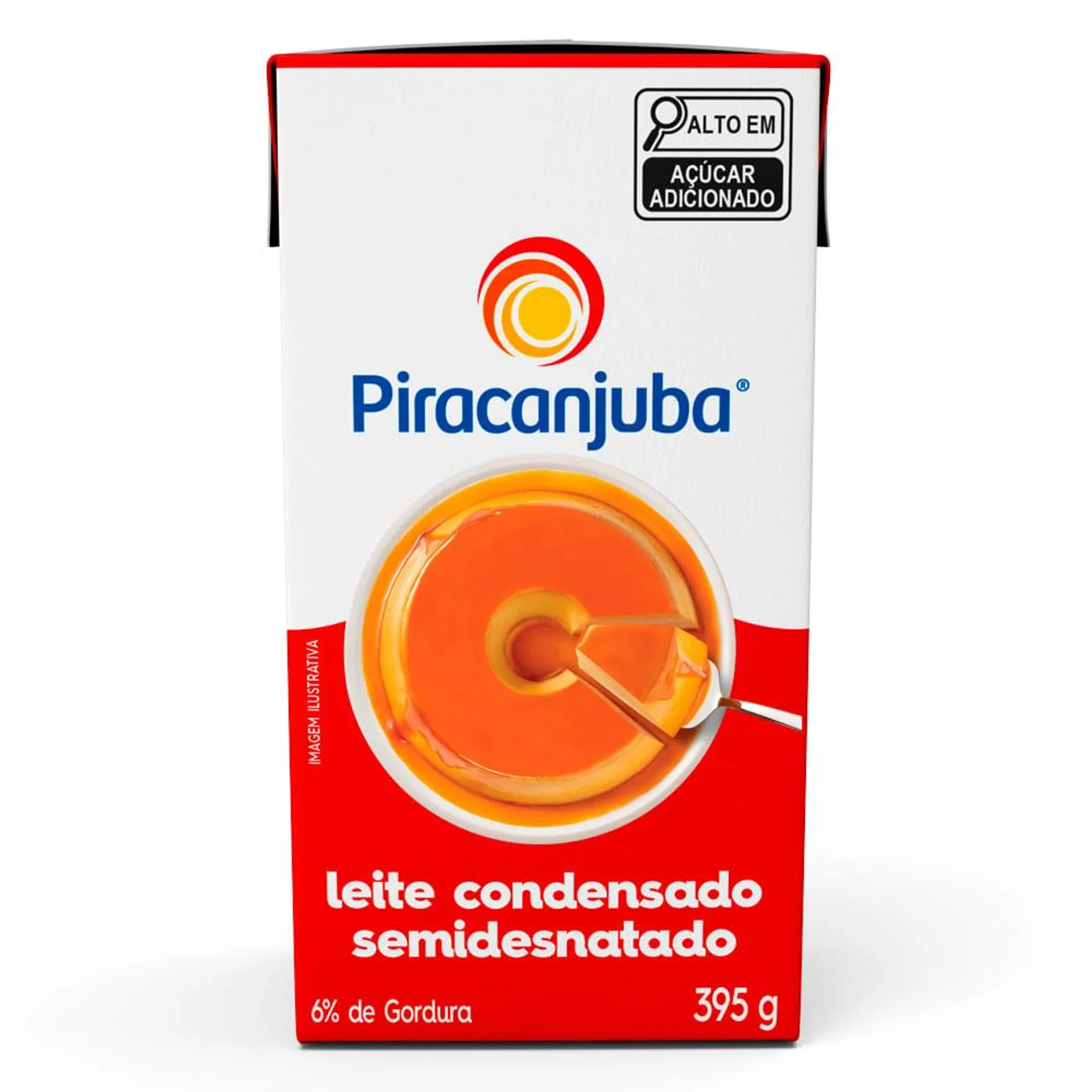 Leite Condensado Piracanjuba Semidesnatado Caixa 395g