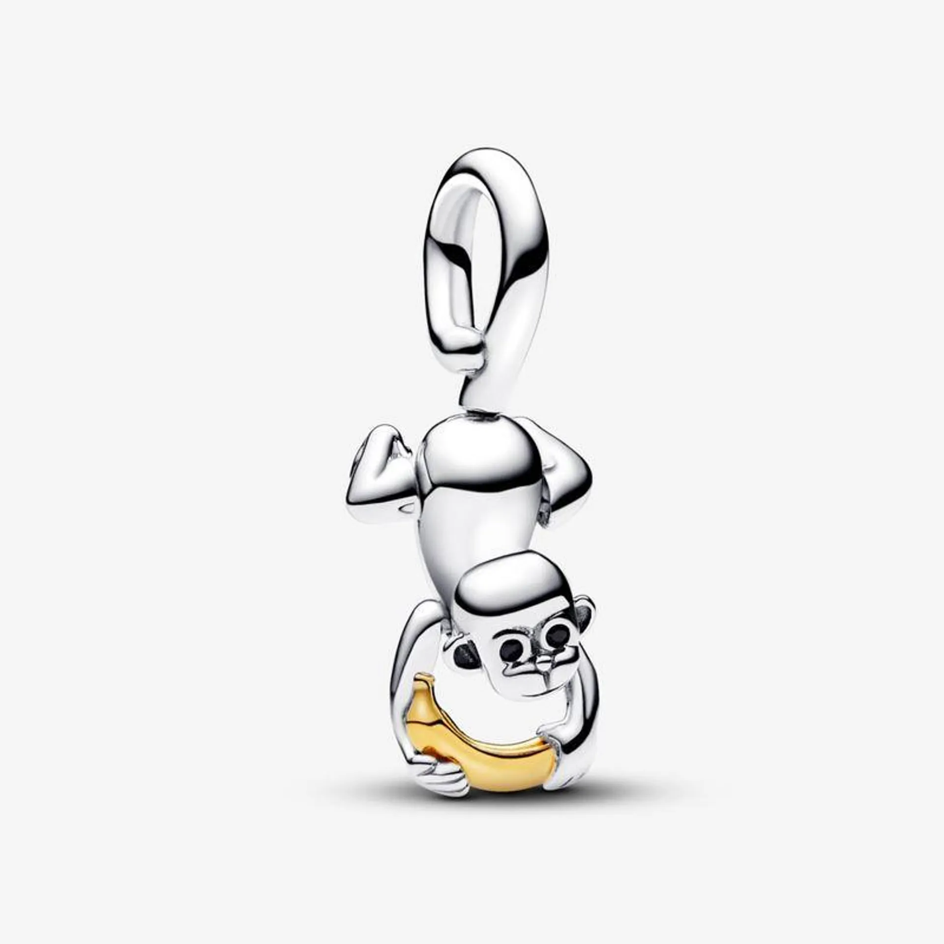 Charm Pendente Macaco Em Dois Tons