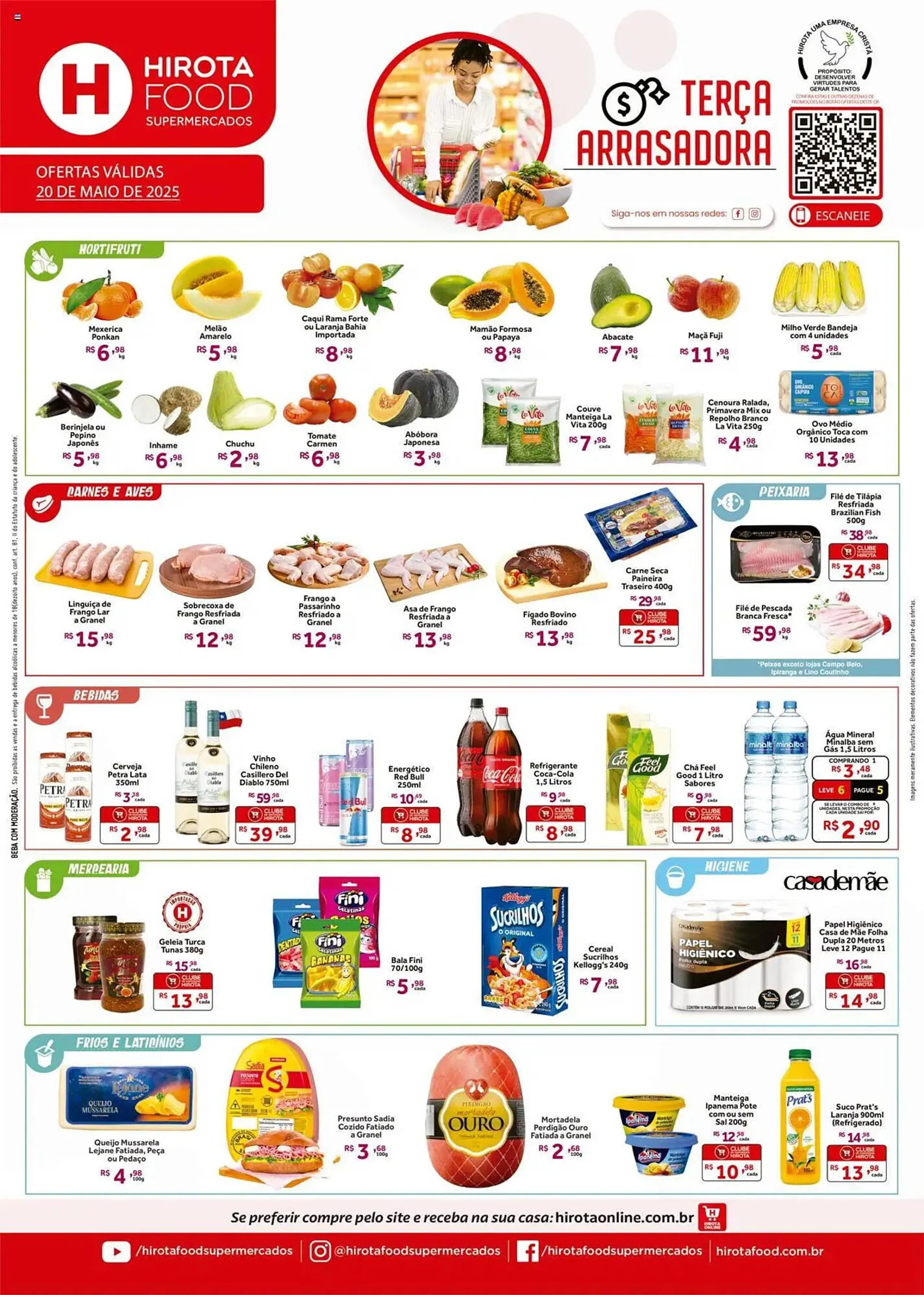 Encarte de Catálogo Hirota Food Supermercado 20 de maio até 21 de maio 2025 - Pagina 1