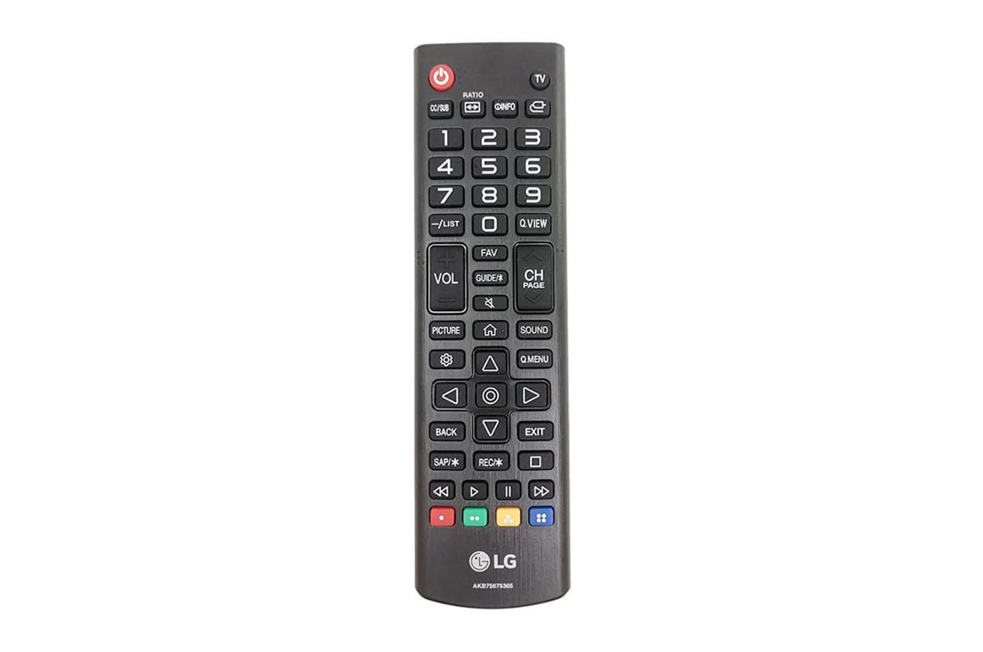 Controle remoto Monitor/TV LG 28LB600B, 32LB560B, 39LB5600 - AKB75675305