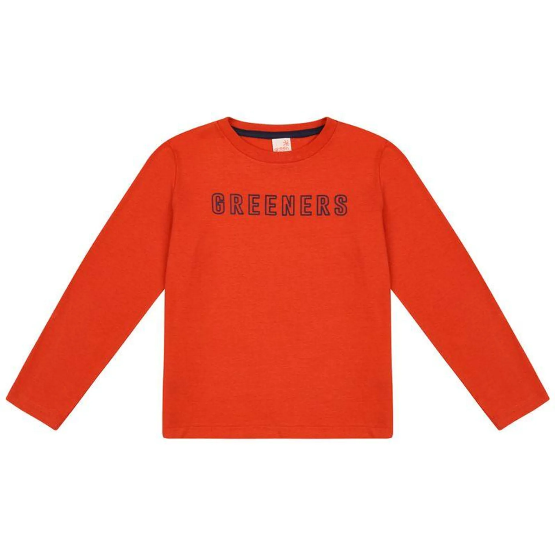 Camiseta Greeners Laranja Infantil