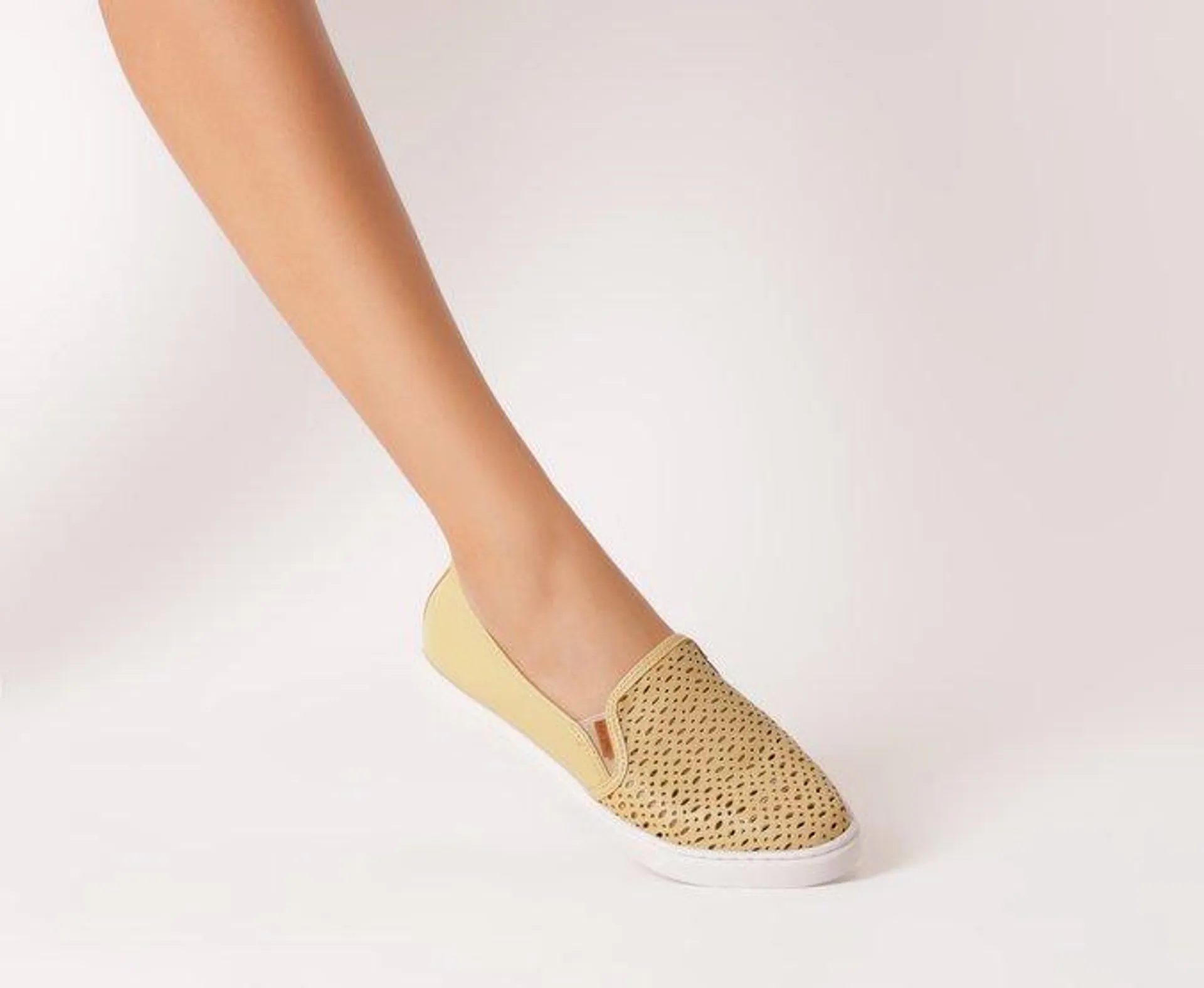 Tênis Slip On Ana Bege