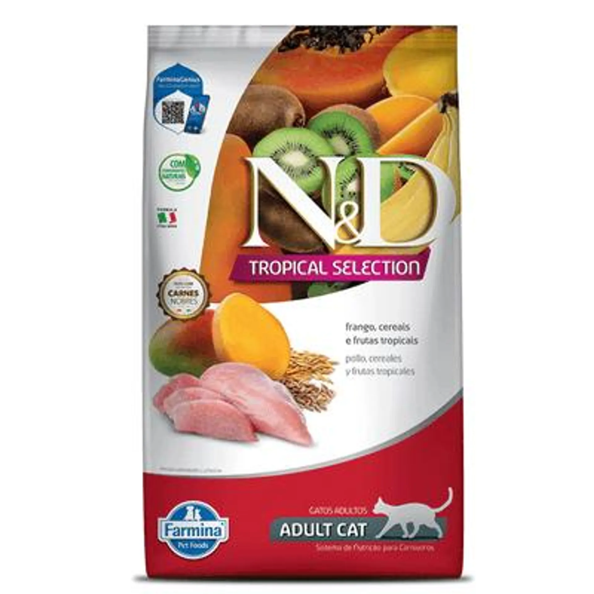 Ração N&D Tropical Selection Gatos Adultos Frango 400 g