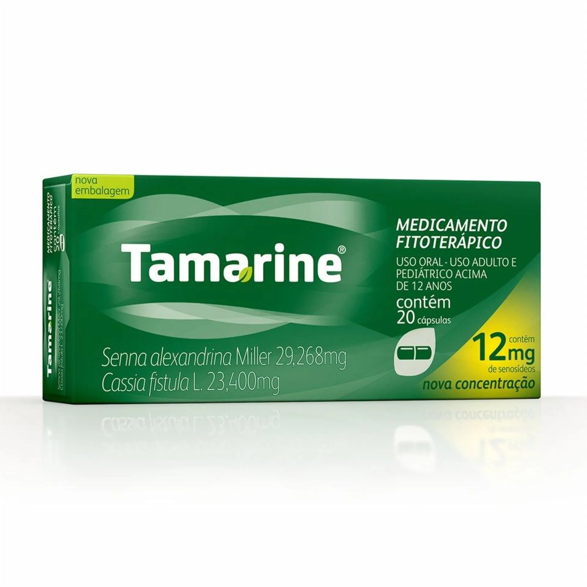 Tamarine 12mg 20 Cápsulas