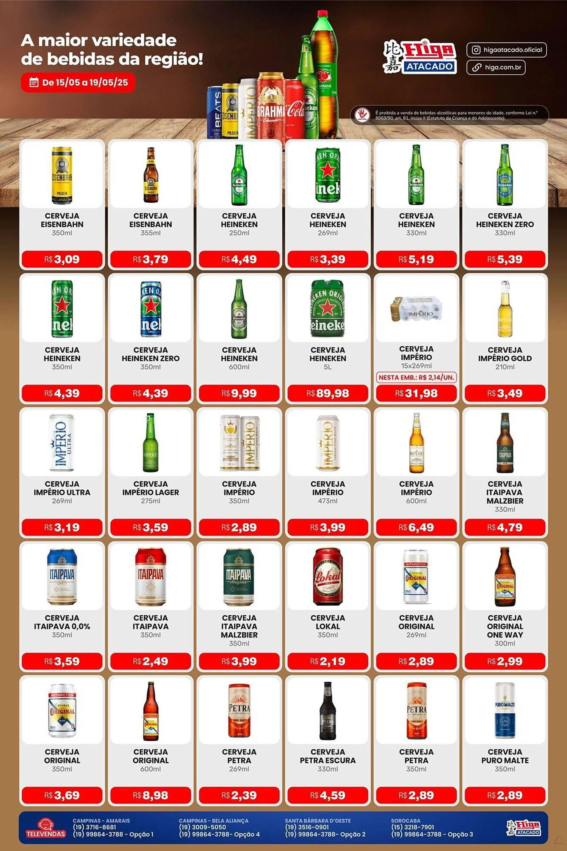 Encarte de Catálogo Higa Atacado 15 de maio até 19 de maio 2025 - Pagina 2