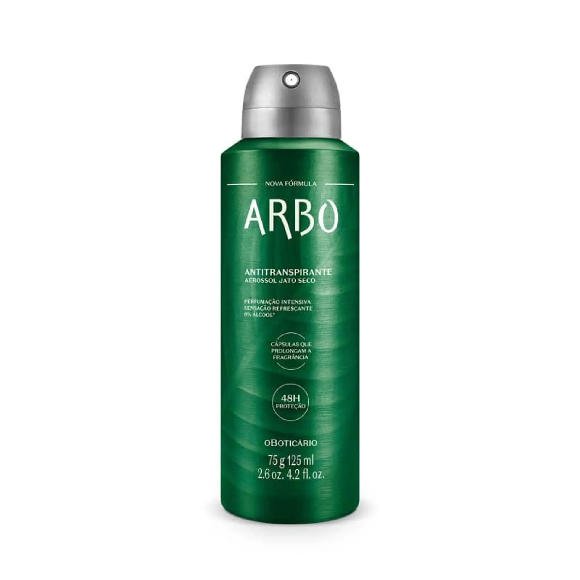 Desodorante Antitranspirante Aerossol Arbo 75g/125ml