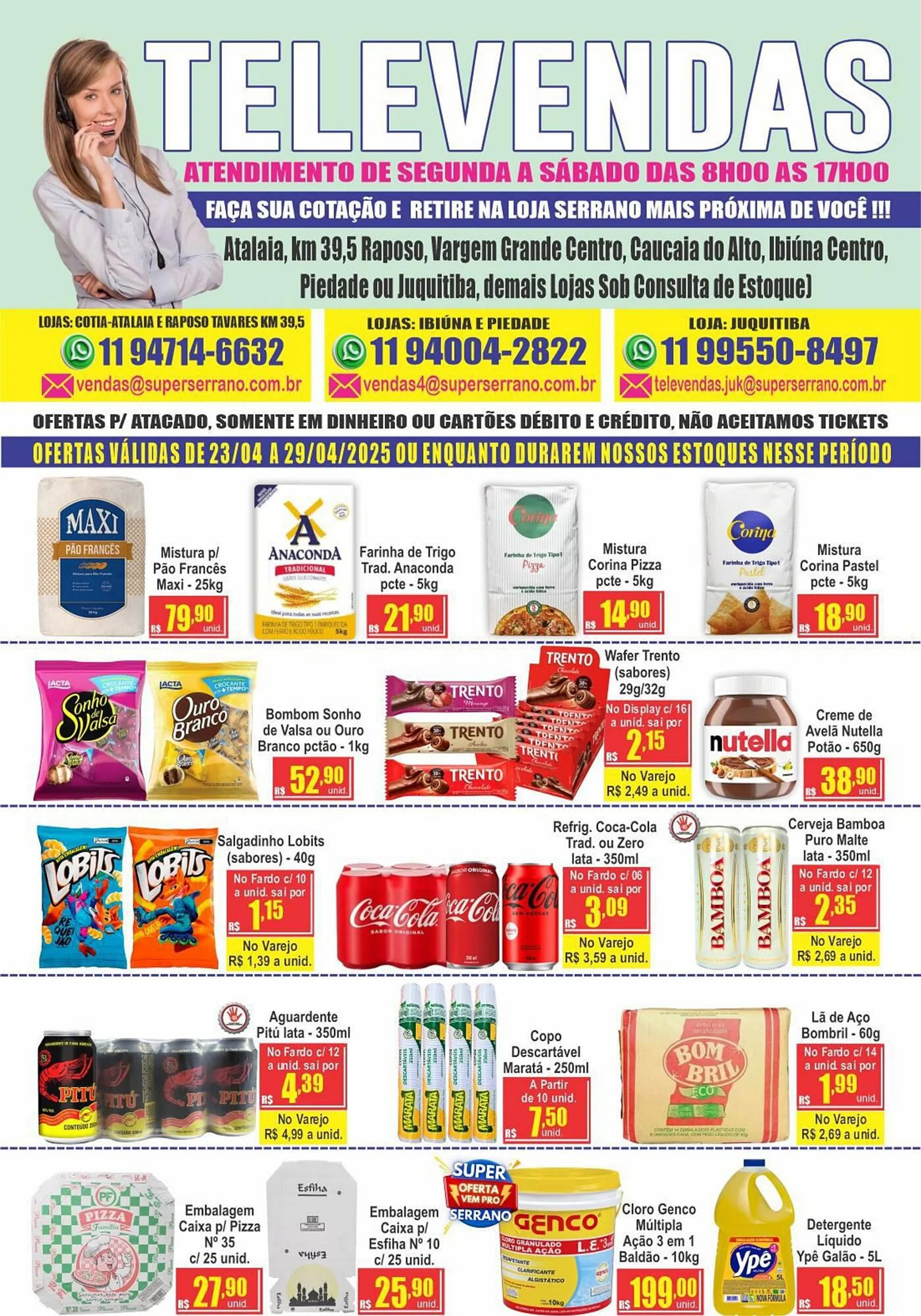 Encarte de Catálogo Serrano Supermercado 25 de abril até 29 de abril 2025 - Pagina 2