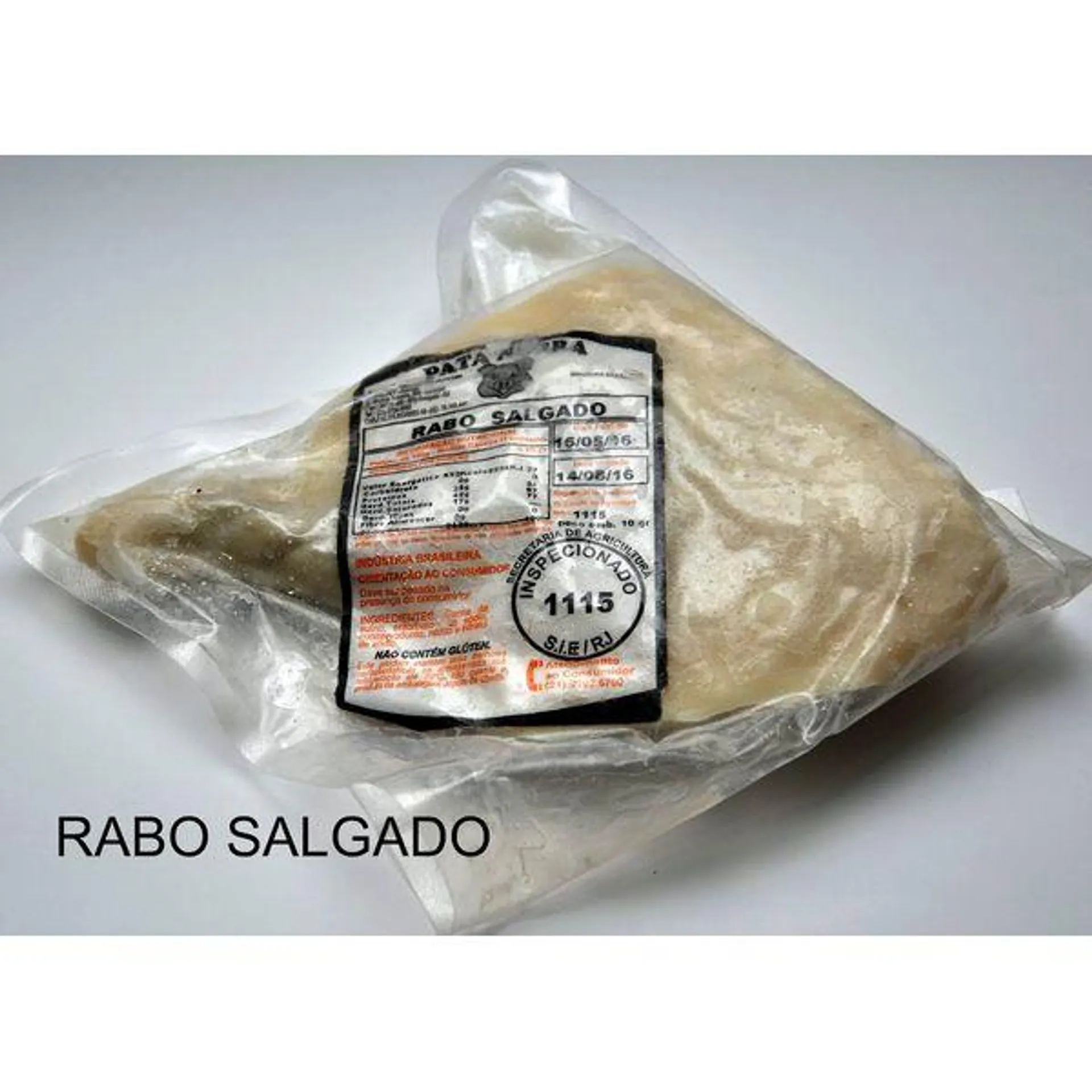 Rabinho Suíno Salgado Pata Negra 600g