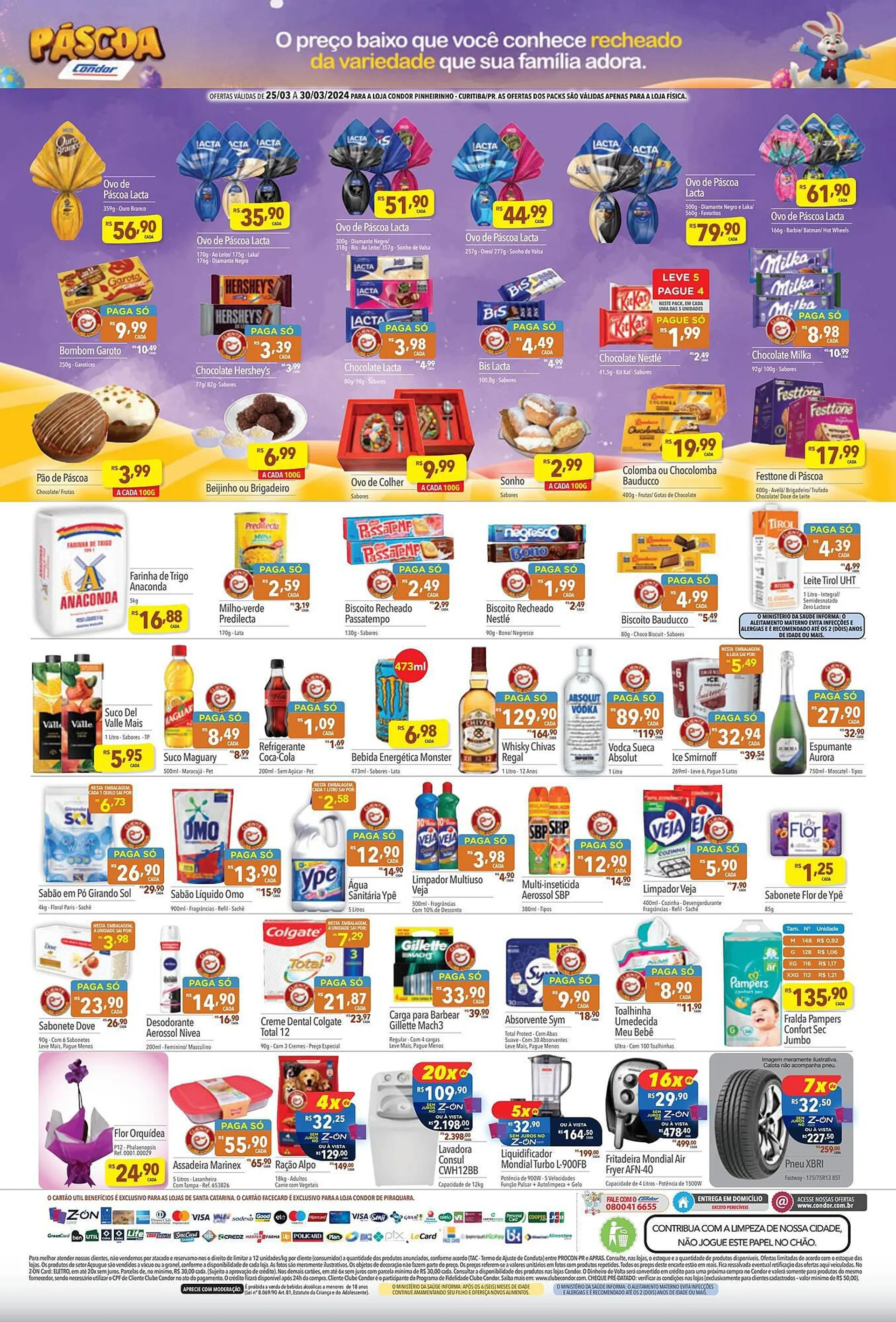 Encarte de Catálogo Supermercados Condor 25 de março até 30 de março 2024 - Pagina 2