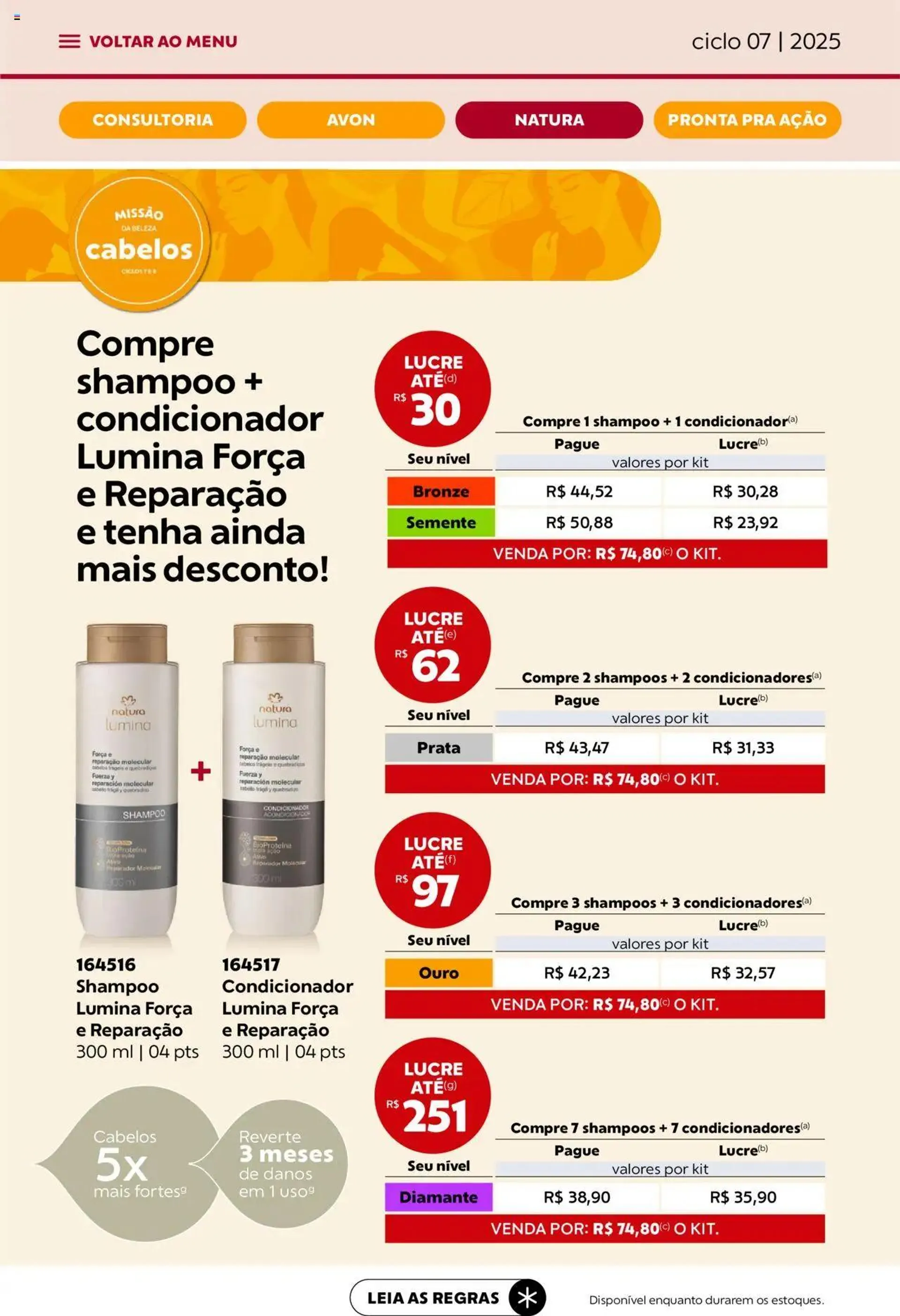 Encarte de Avon - Campanha 07: Minha Consultoria 3 de abril até 1 de maio 2025 - Pagina 57
