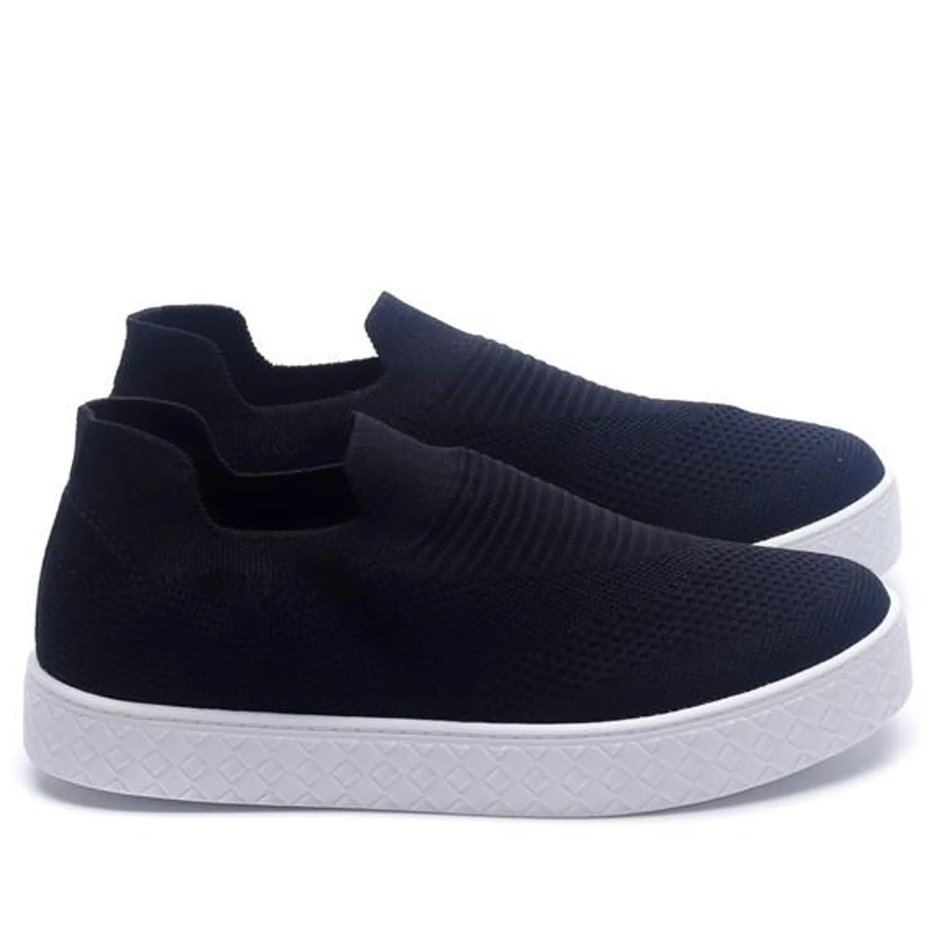 Tênis Slip On Moleca Knit Feminino 5712. 328