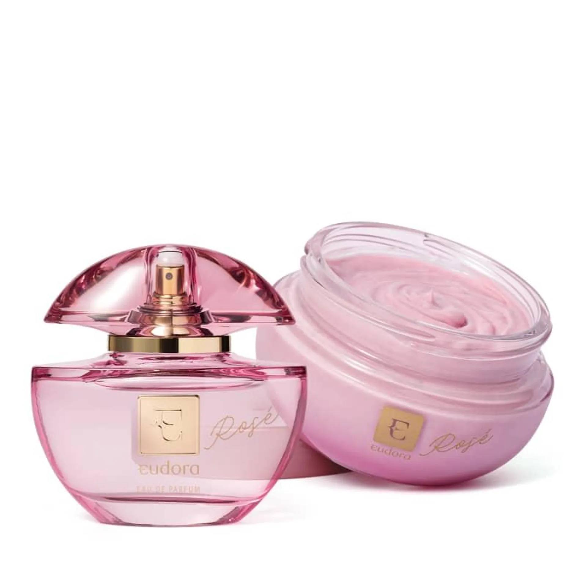 Combo Eudora Rosé: Eau de Parfum 75ml + Creme Desodorante Hidratante Corporal 250g