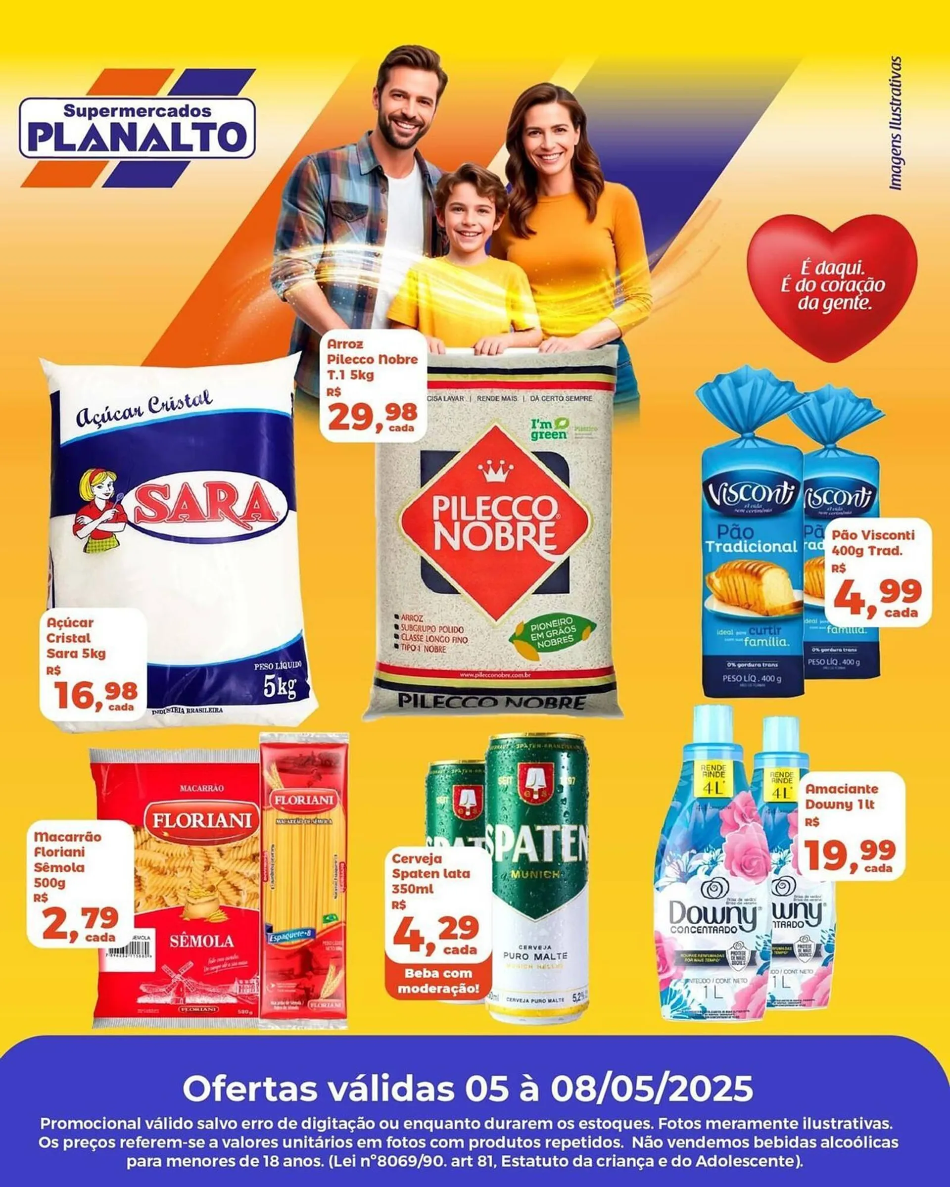 Encarte de Catálogo Supermercados Planalto 5 de maio até 8 de maio 2025 - Pagina 1