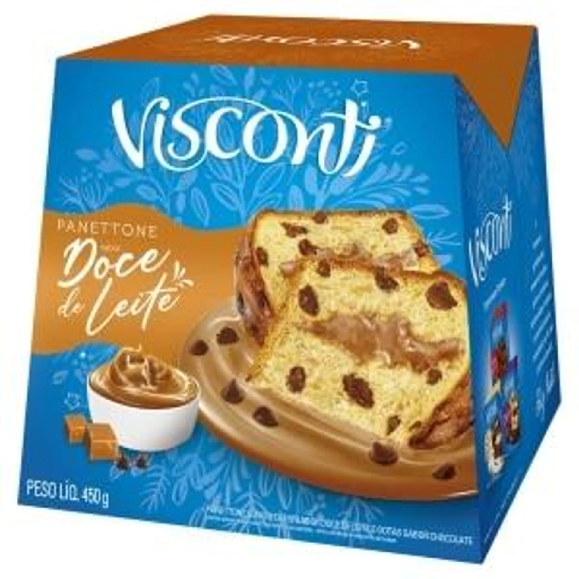 PANET.VISCONTI GOTAS C/DOCE LEITE 450g